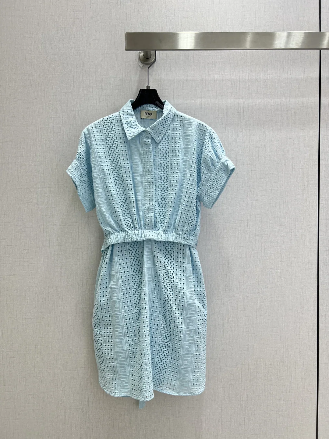 펜디 플라워 펀칭 레이스 여성 원피스 상세 이미지 2