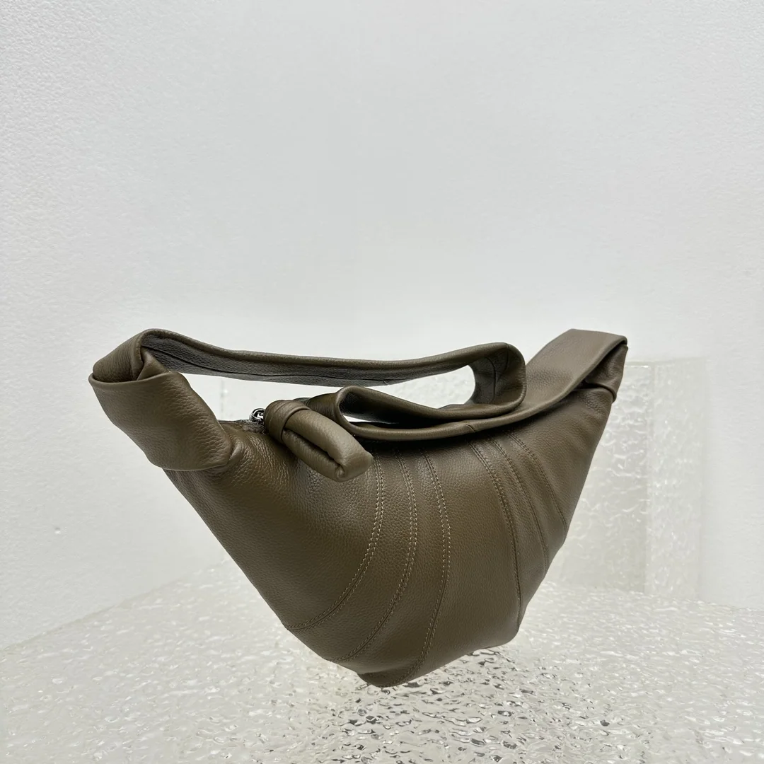 르메르 크루아상 스몰 숄더백 브라운 그레인 레더 상세 이미지 3