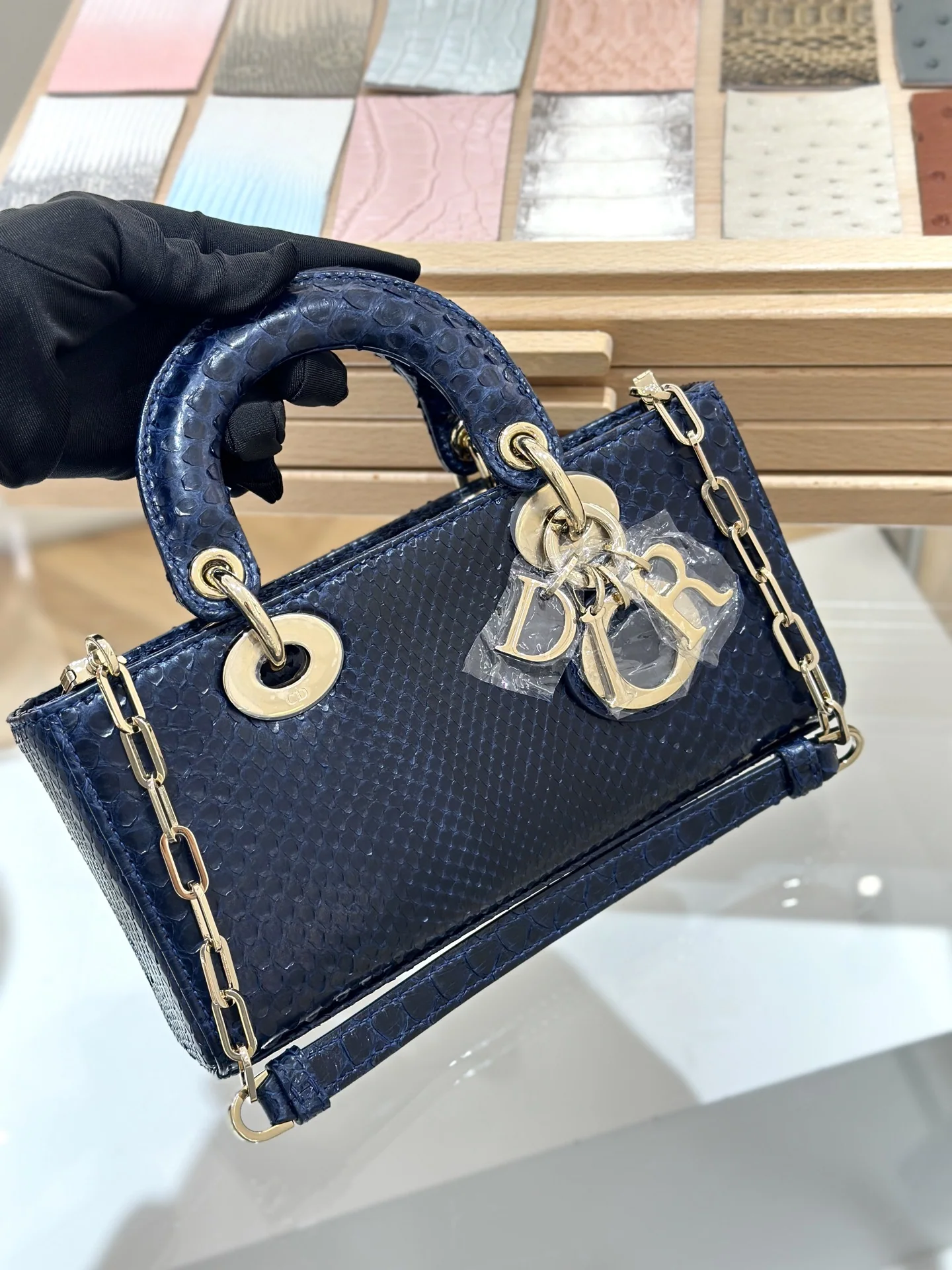 디올 라이코 22 스네이크스킨 가방 상세 이미지 1