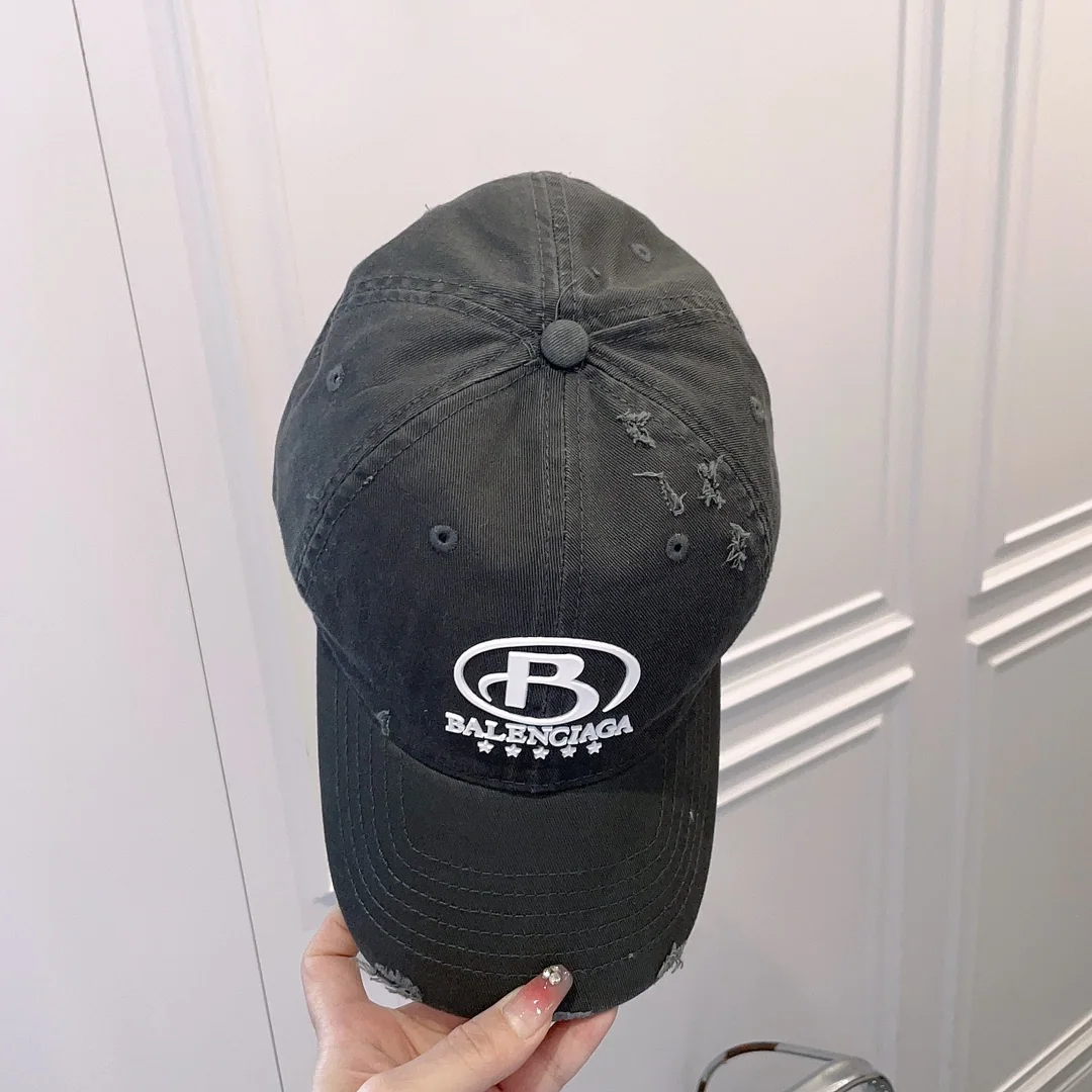 발렌시아가 더블 B 버클 코튼 베이스볼 캡 상세 이미지 3