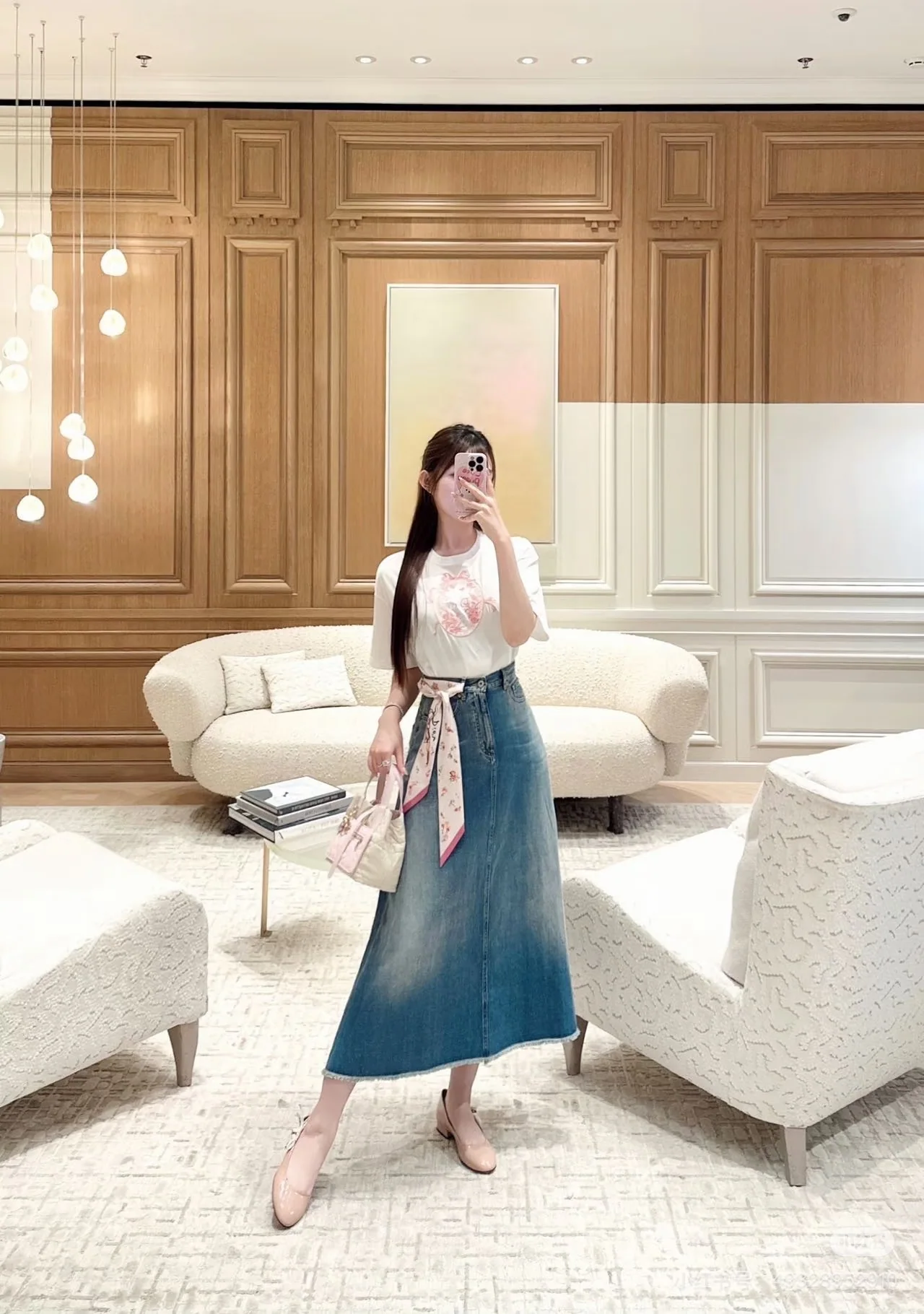 디올 꽃과 동물 자수 코튼 반팔 셔츠 상세 이미지 9