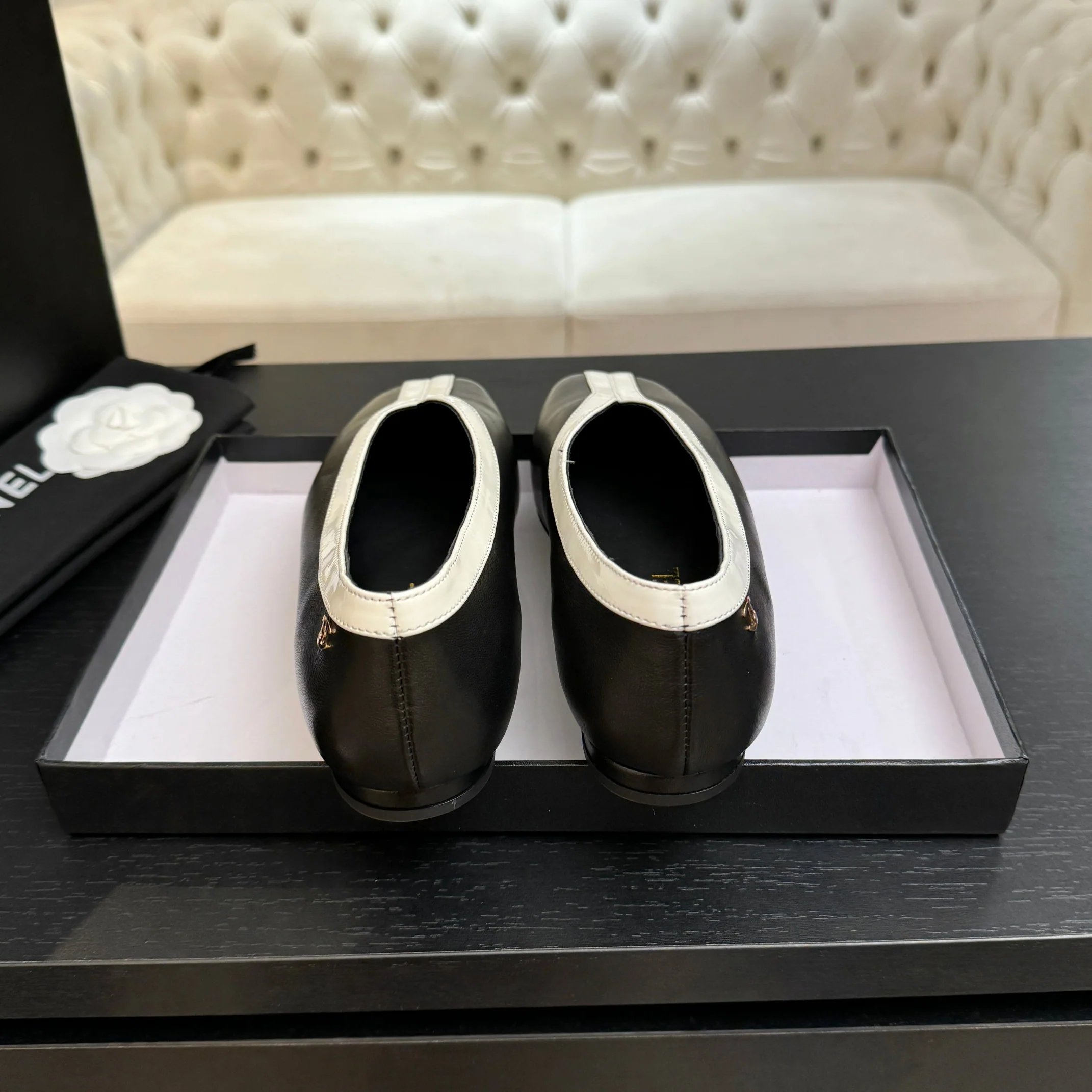 샤넬 26 C 더블 C 컬러블록 플랫슈즈 상세 이미지 7