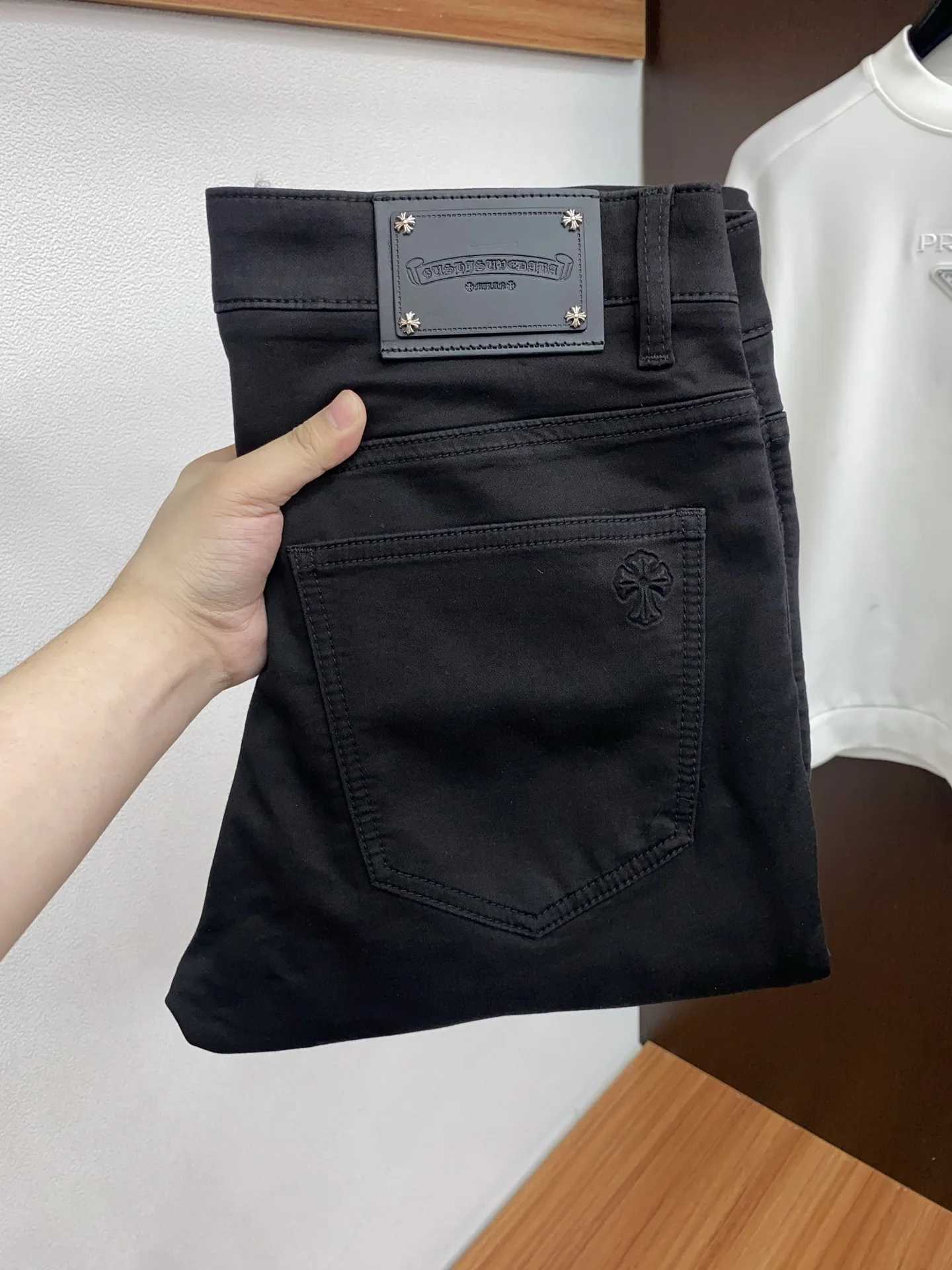 크롬하츠 맞춤 제작 데님 남성 바지 P240 상세 이미지 1