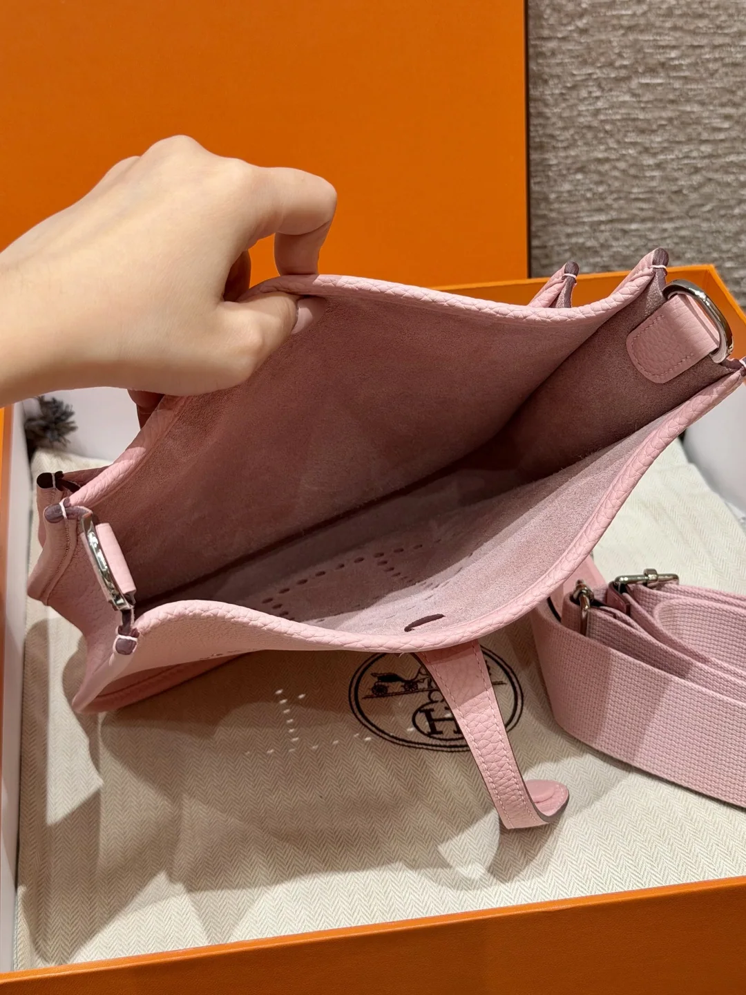 에르메스 에블린 가죽 가방 상세 이미지 7