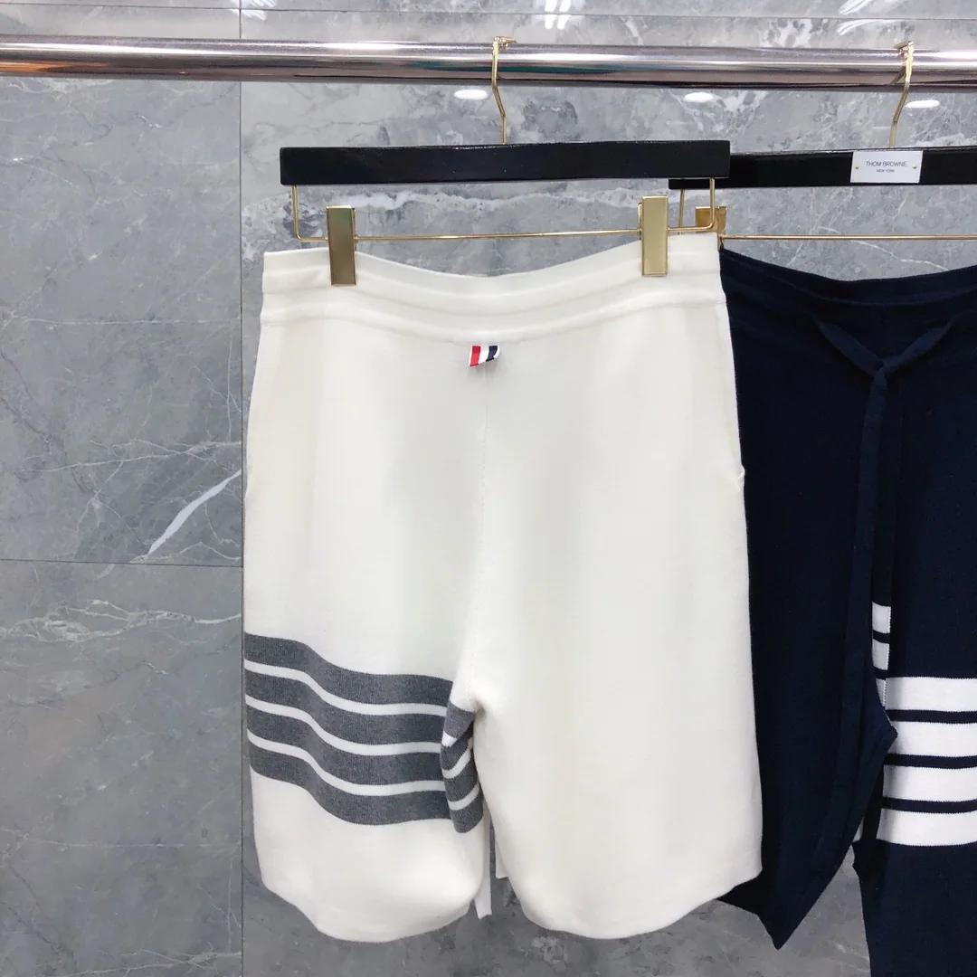톰브라운 사선 울 쇼츠 반바지 40444 Thom Browne Shorts 상세 이미지 5