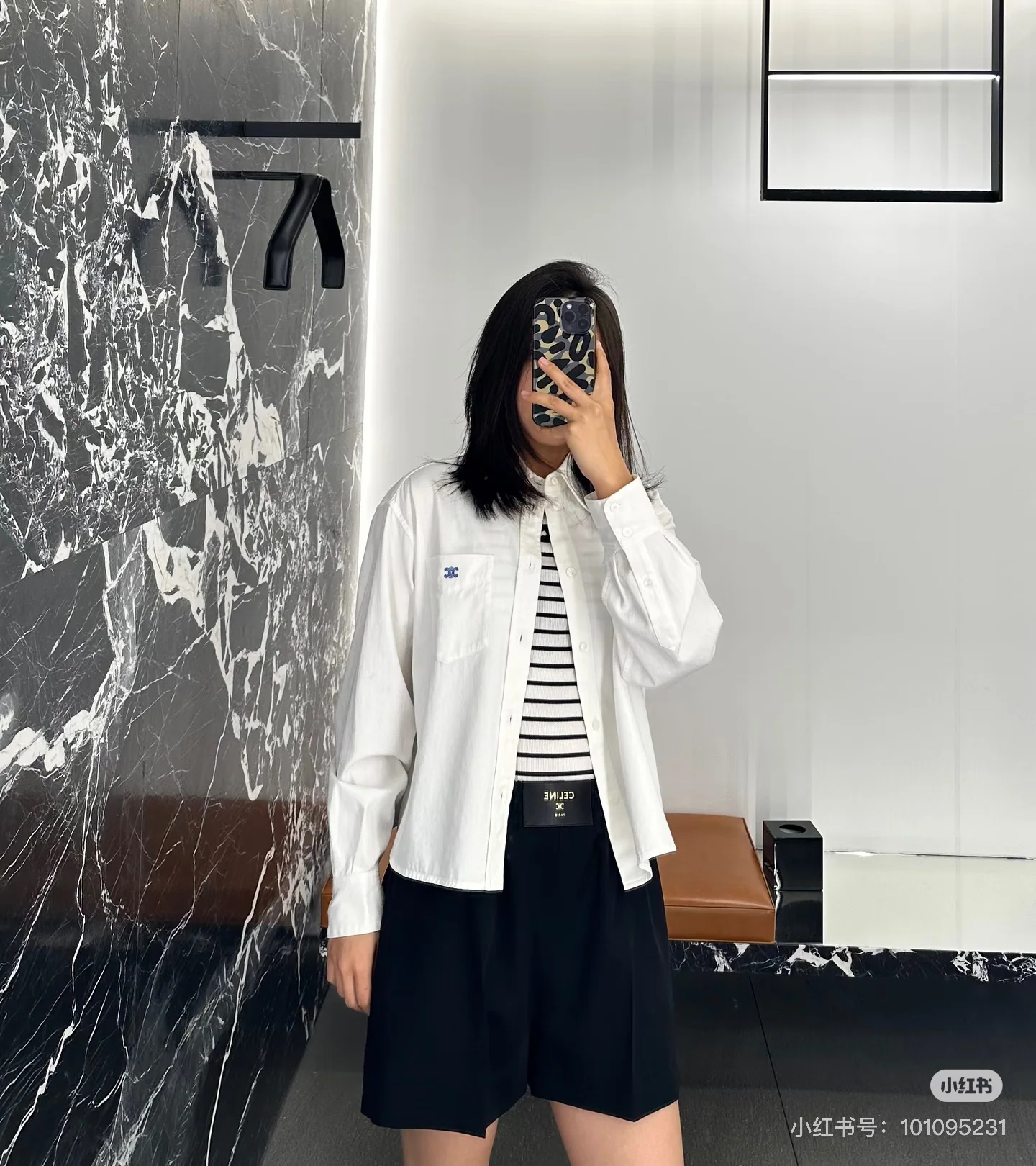 셀린느 버튼다운 여성 셔츠 상세 이미지 7
