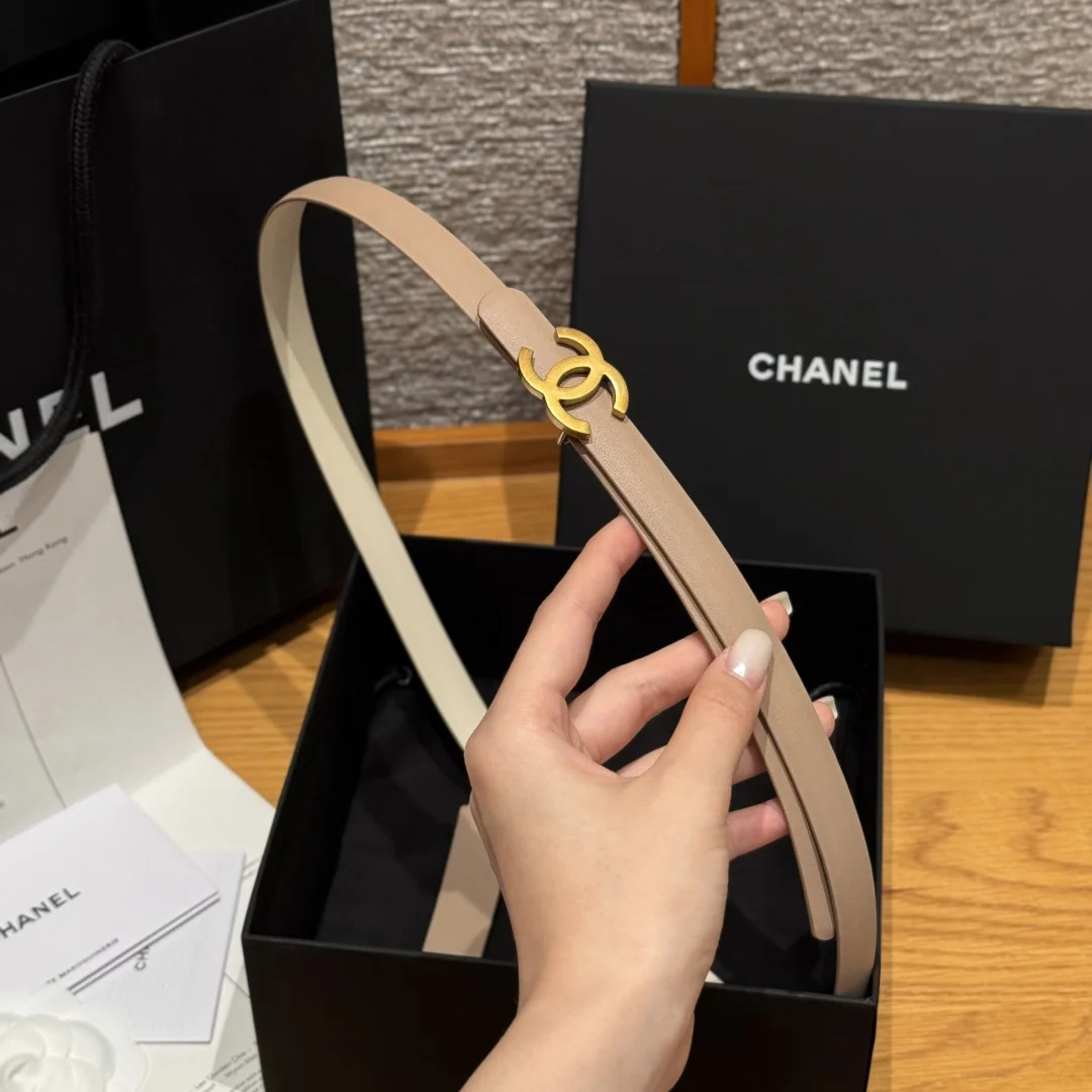 샤넬 슬림 양면 송아지가죽 벨트 상세 이미지 4