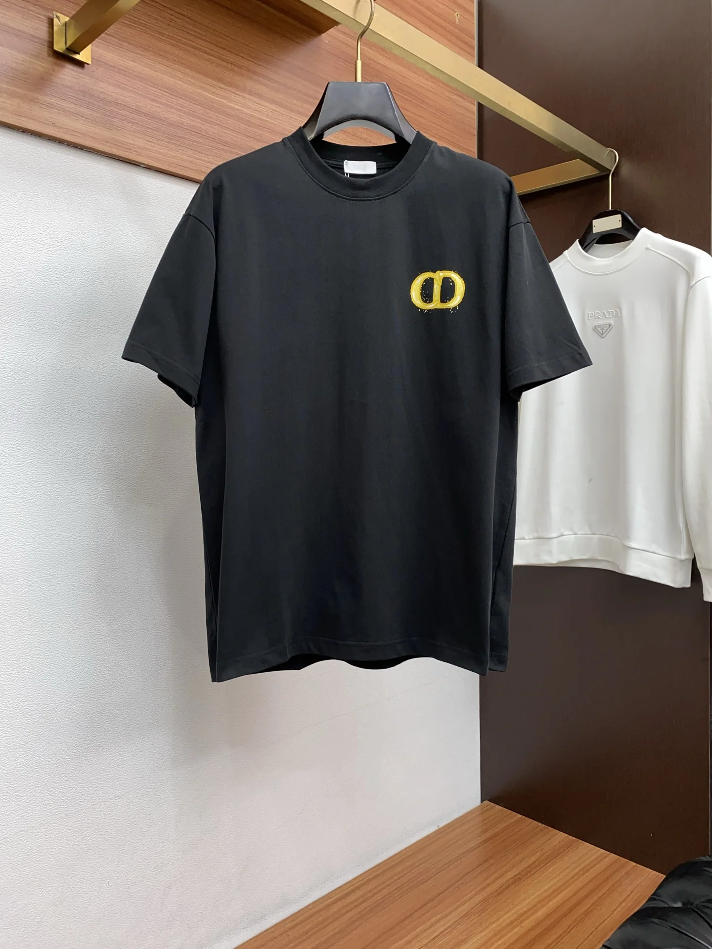 디올 크루넥 코튼 반팔 티셔츠 상세 이미지 1