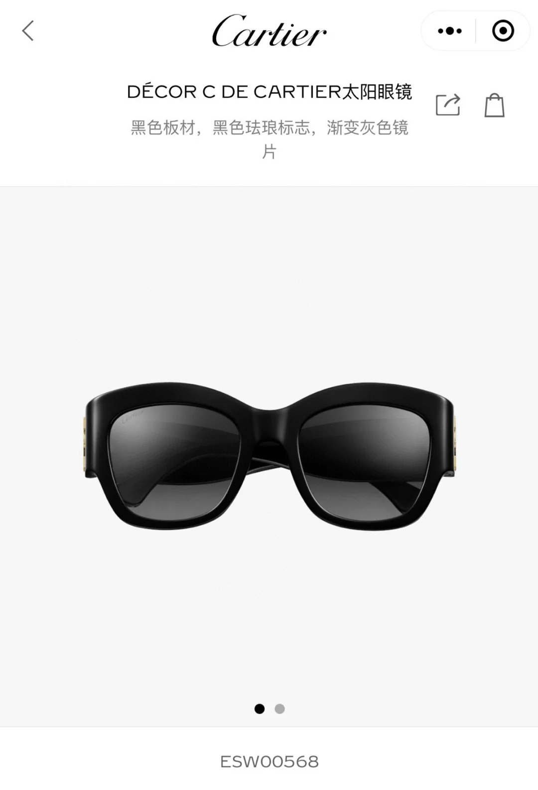 까르띠에 선글라스 72378 Cartier Sunglasses 상세 이미지 2