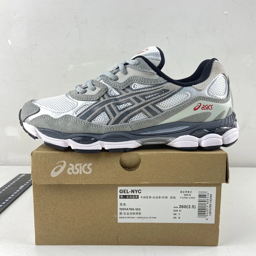아식스 [HP] 젤 NYC 1201A789-102 200218 Asics Gel-NYC White Steel Grey 상세 이미지 4