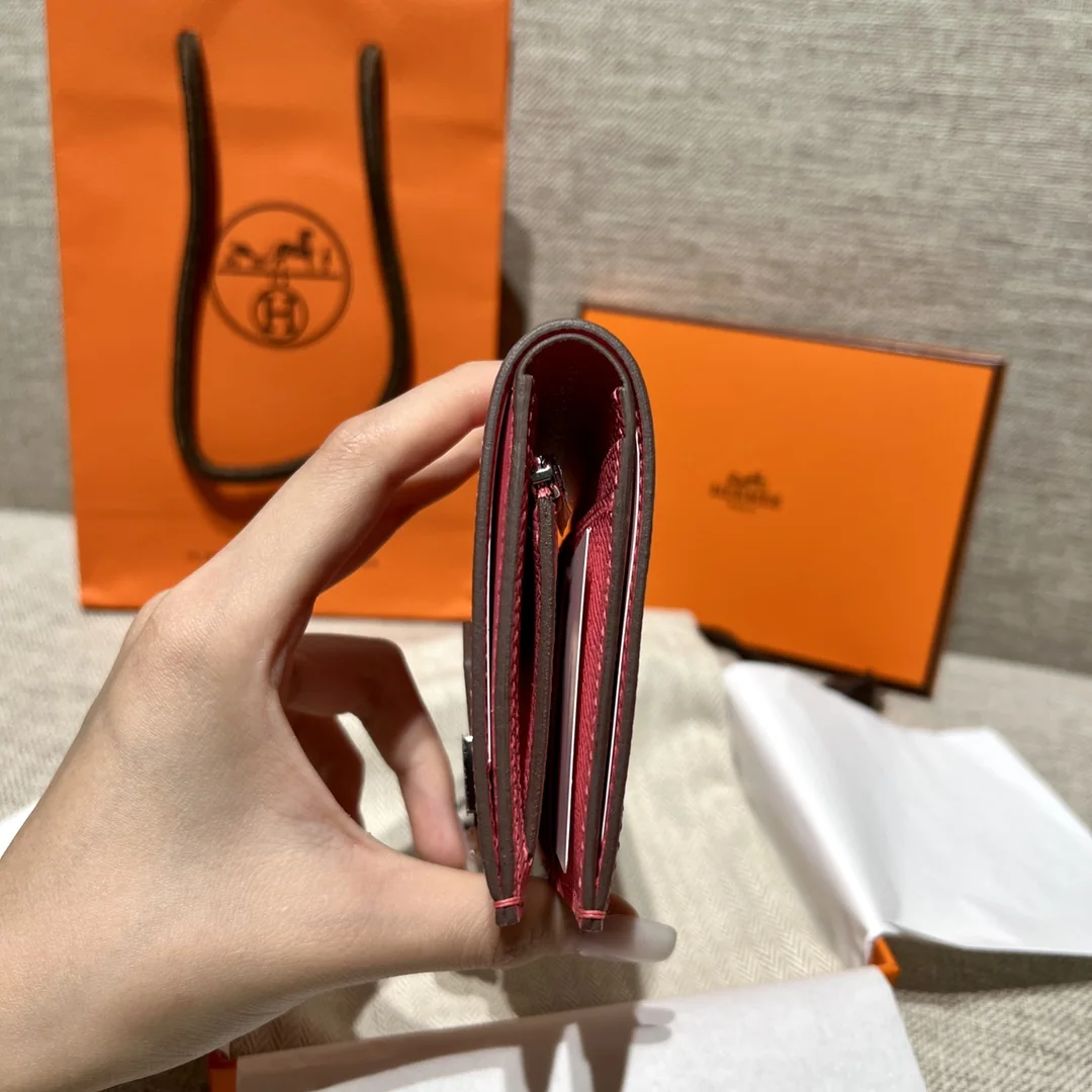 에르메스 엡솜 야자 프린트 지갑 상세 이미지 3