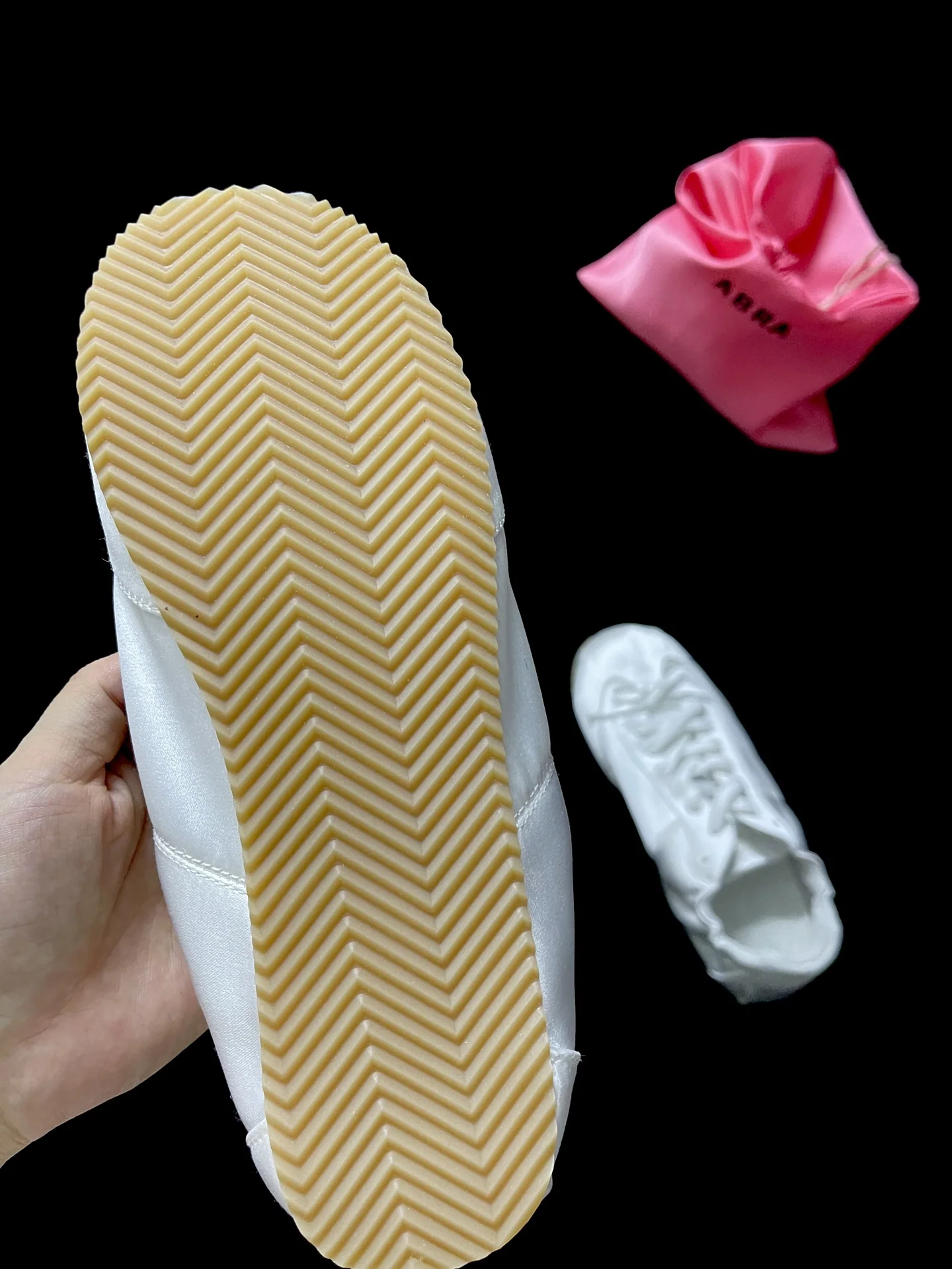 아브라 실크 소재 발레 신발 상세 이미지 9