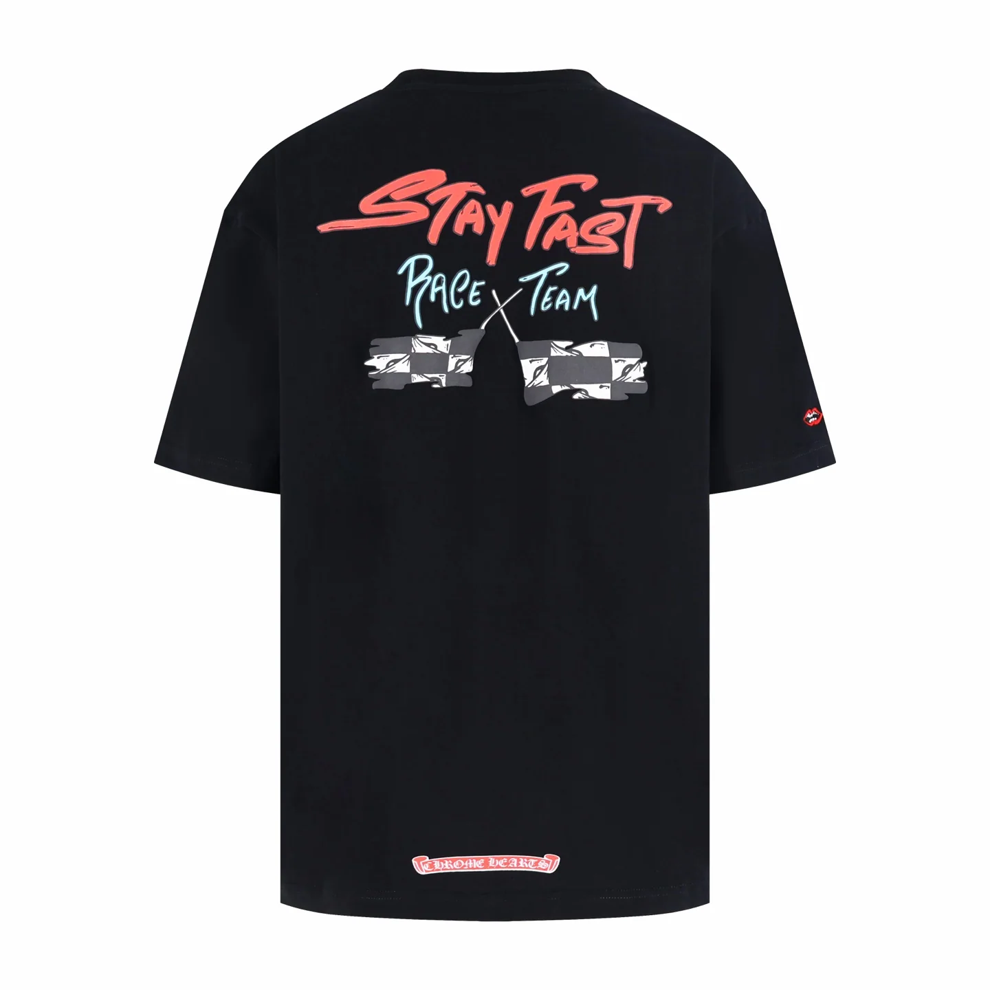 크롬하츠 레이싱 그래피티 반팔 티셔츠 상세 이미지 2