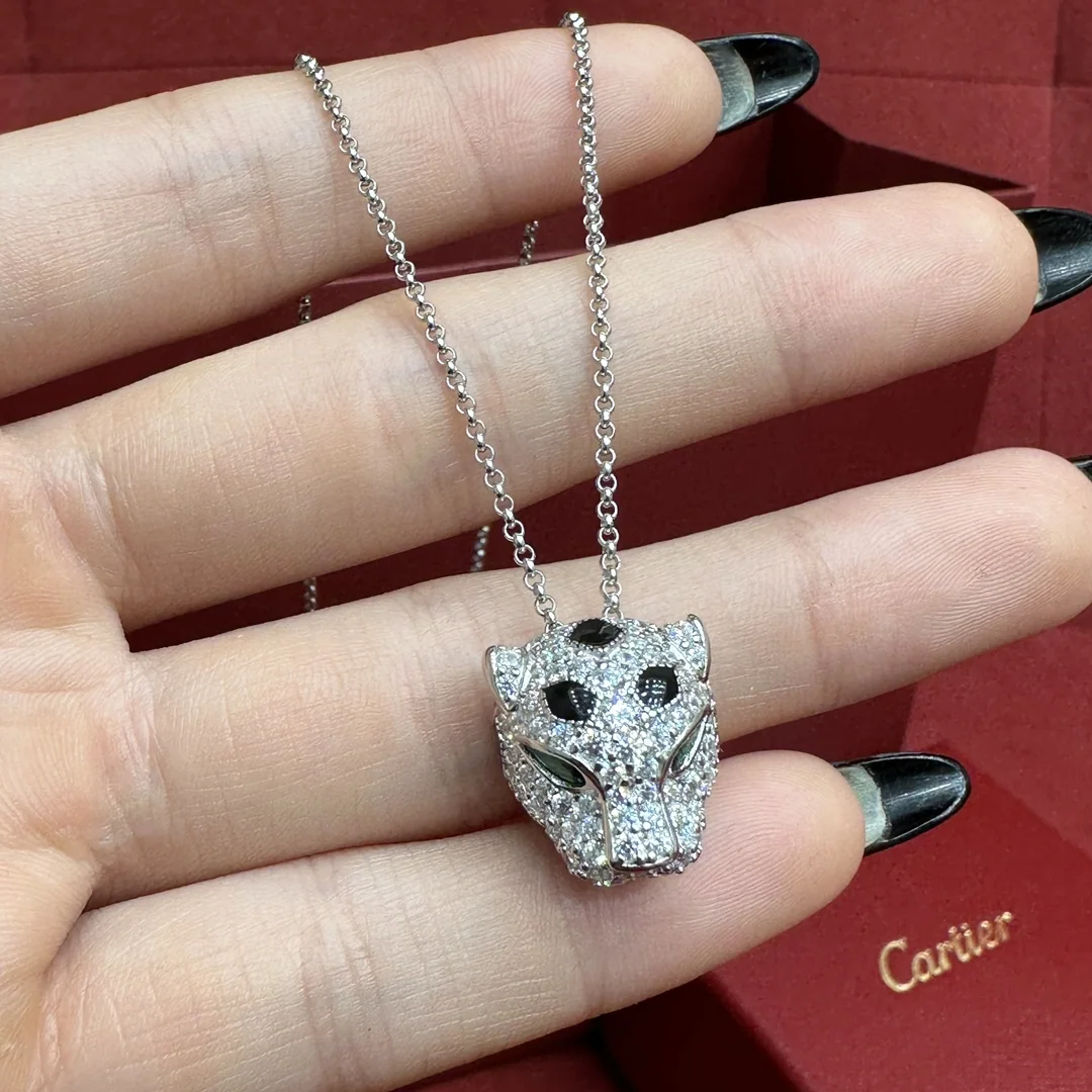 까르띠에 팬서 펜던트 다이아몬드 목걸이 178381