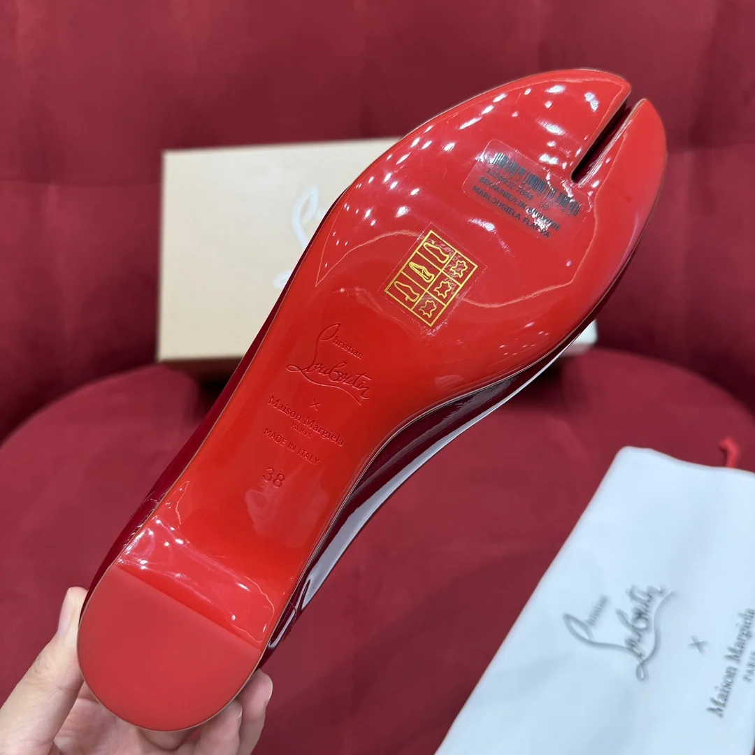 마르지엘라 체리 레드 발레 플랫 슈즈 9263 상세 이미지 9