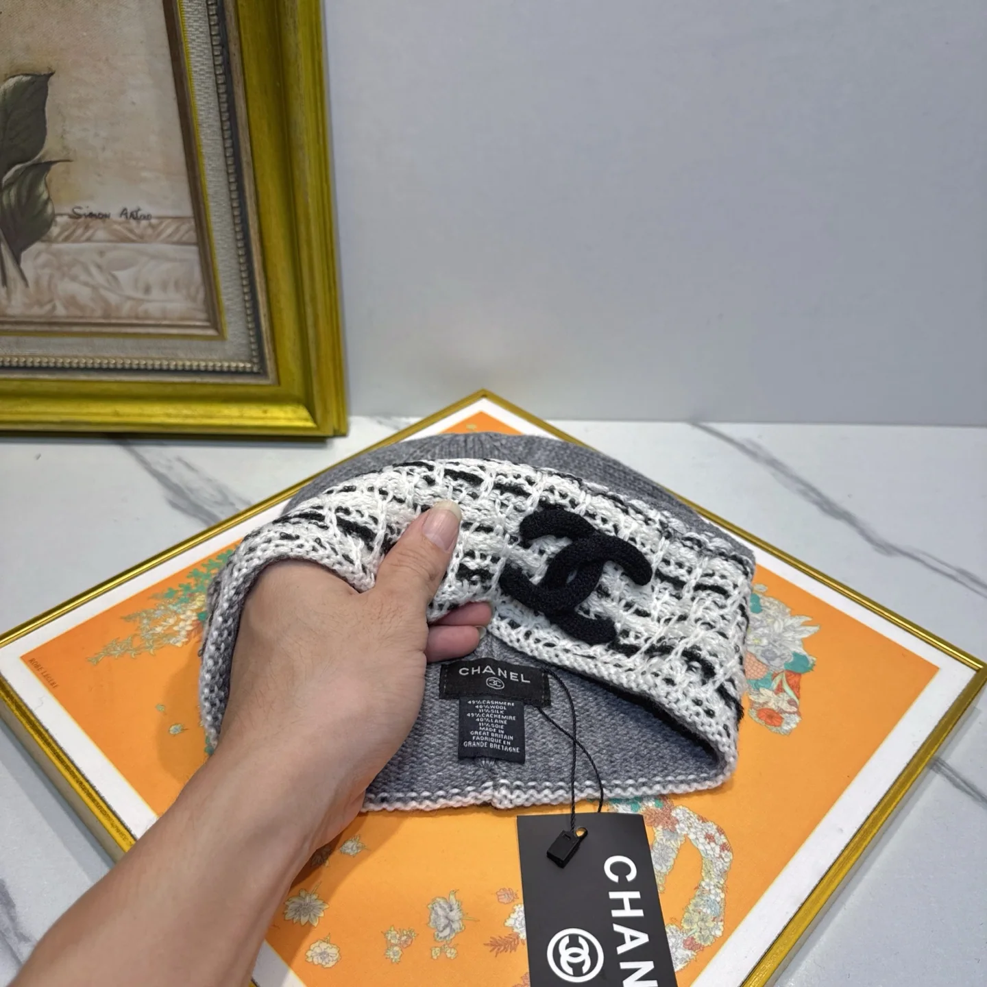 샤넬 울 모자 상세 이미지 3