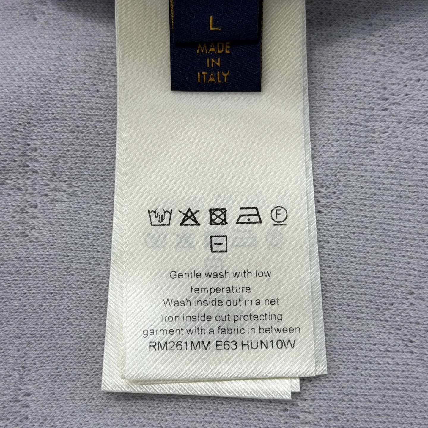 루이비통 남성 무지 반팔 티셔츠 상세 이미지 9