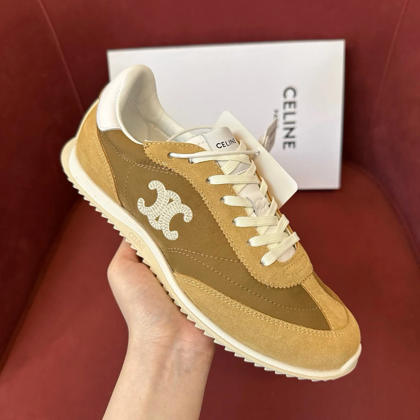 셀린느 스니커즈 캔버스 CR-03 엠보싱 상세 이미지 3
