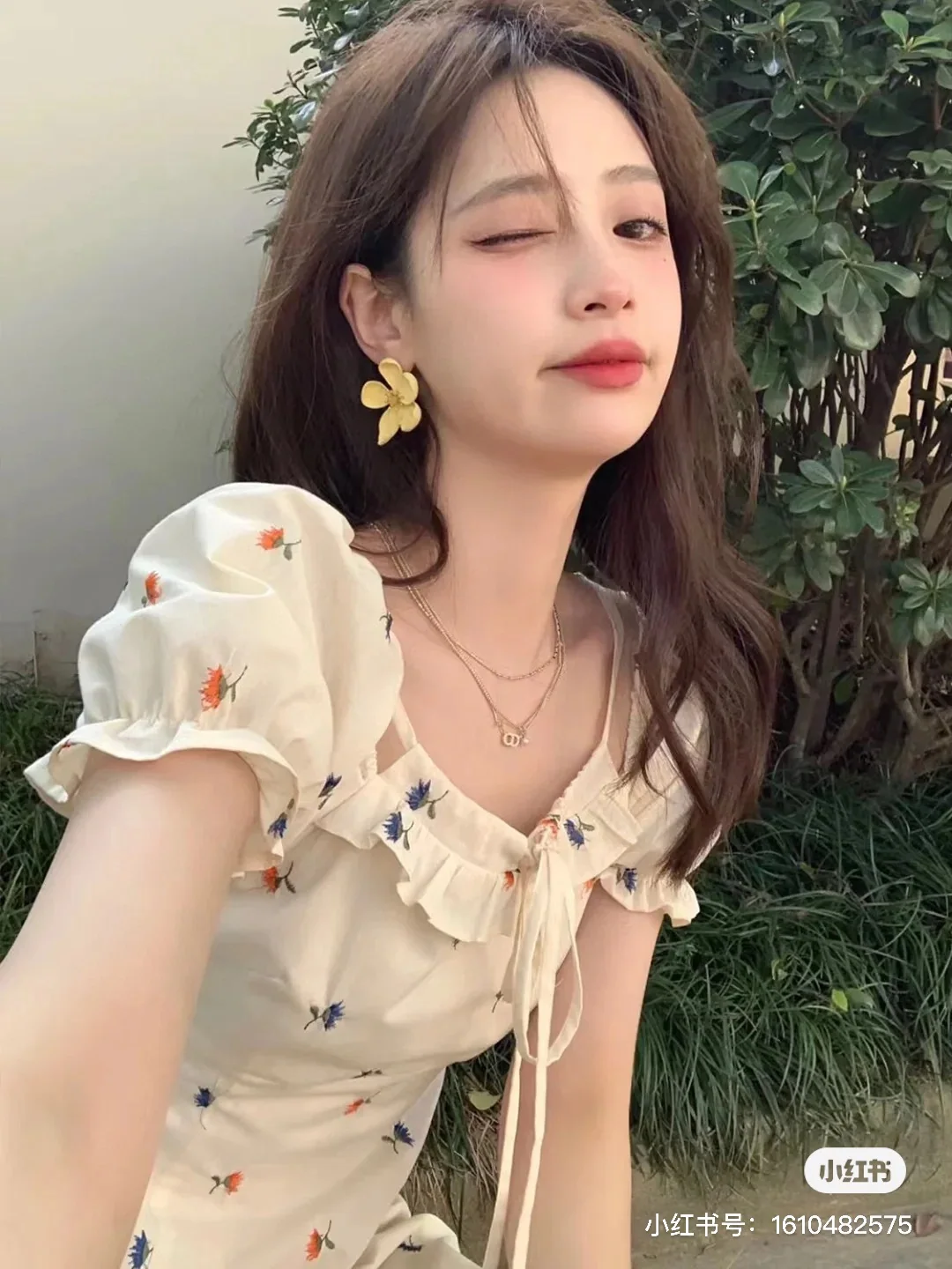 디올 멀티 엘리먼트 3 연 목걸이 상세 이미지 3