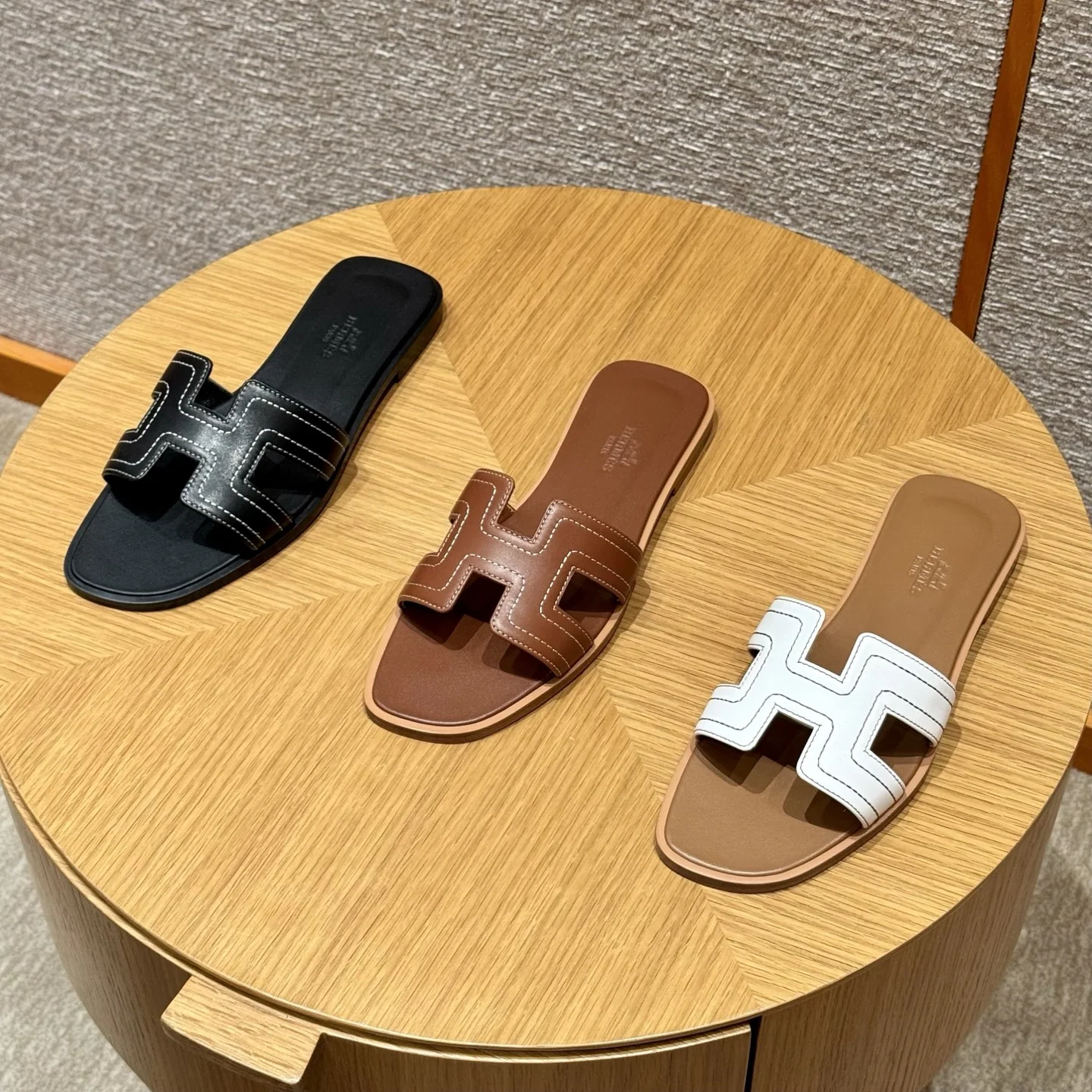 에르메스 오란 슬리퍼 퓨어 화이트 8527 상세 이미지 5