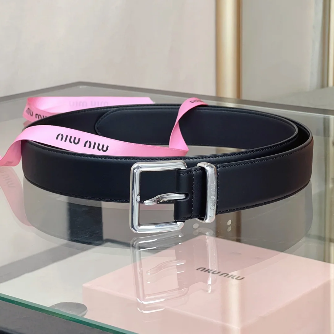 미우미우 가죽 벨트 상세 이미지 2