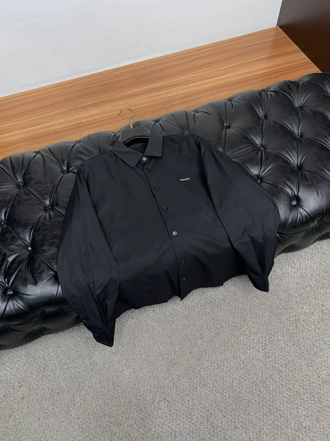 프라다 남성 비즈니스 캐주얼 긴팔 셔츠 상세 이미지 7