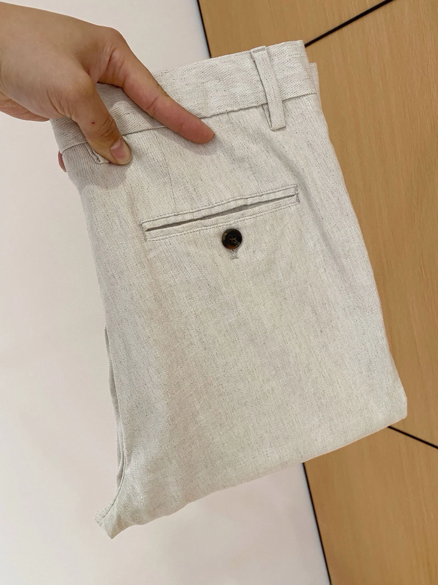 로로피아나 린넨 남성 바지 상세 이미지 9