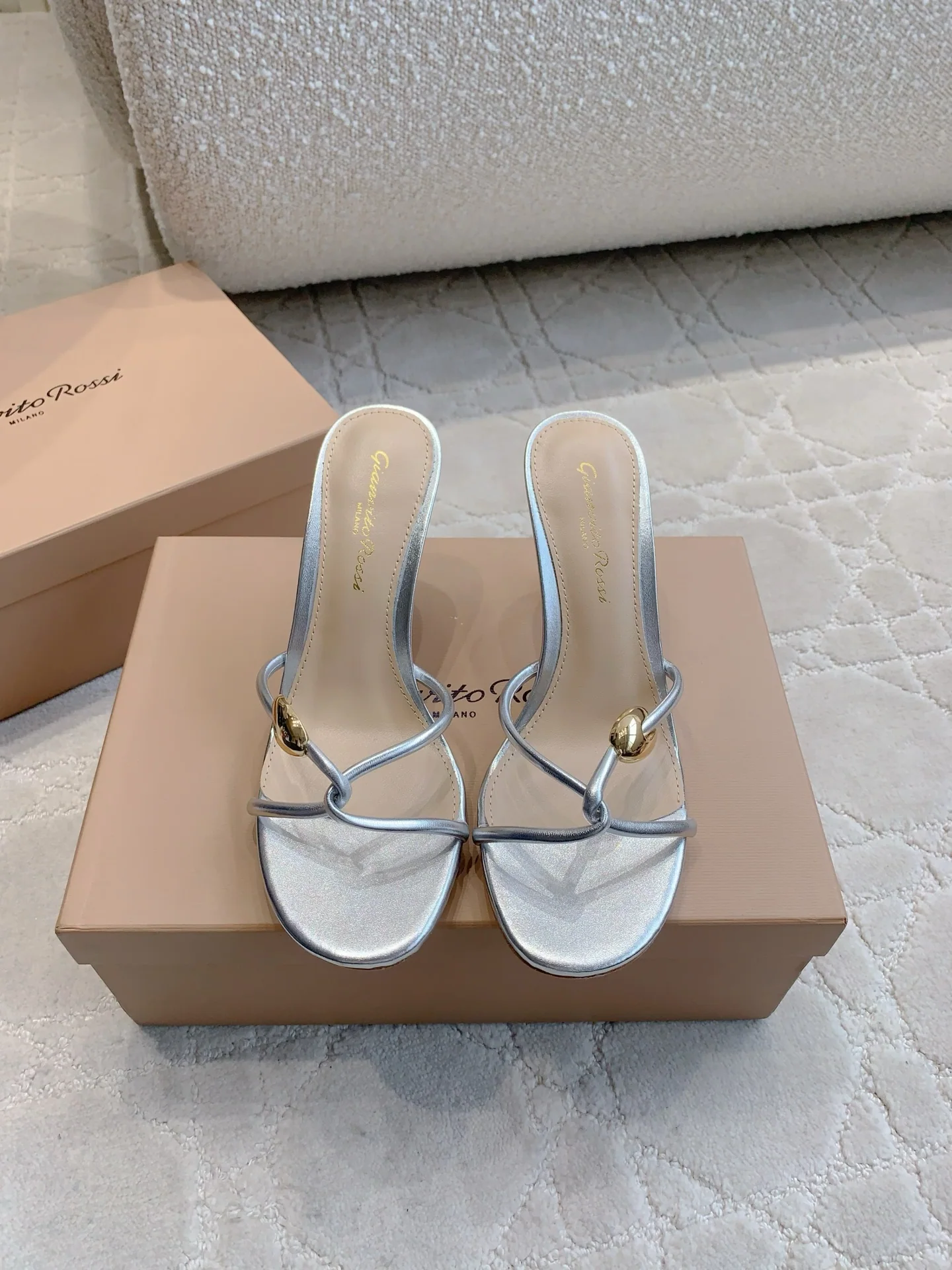 지안비토 로시 지안비토 스트랩 하이힐 샌들 상세 이미지 1