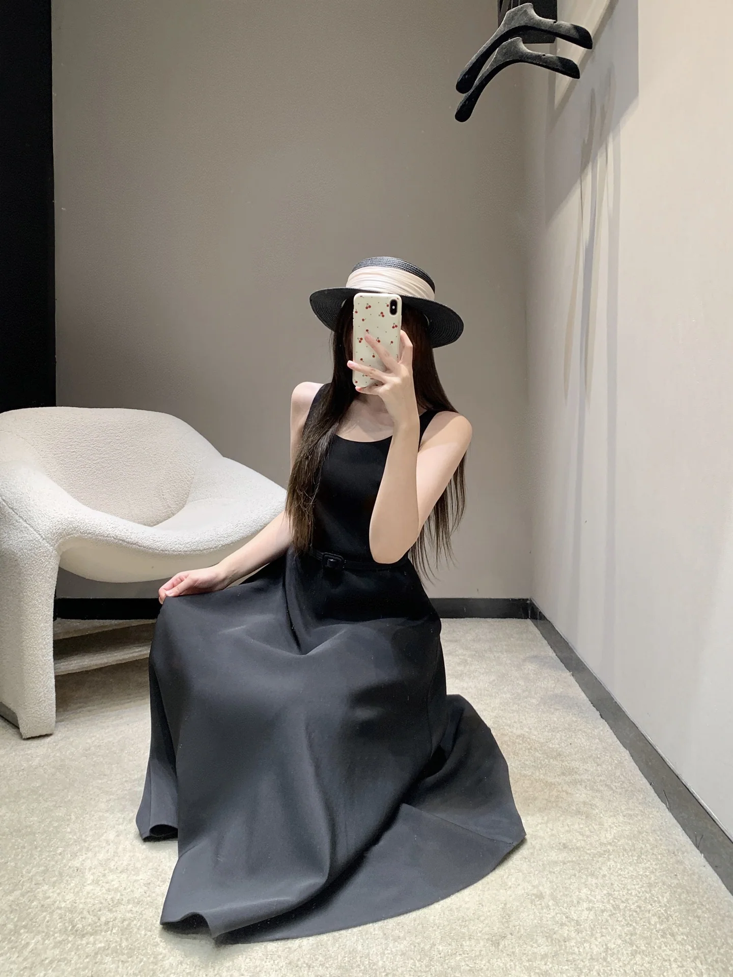 디올 울 실크 슬림핏 A라인 원피스 2026 SS 상세 이미지 7