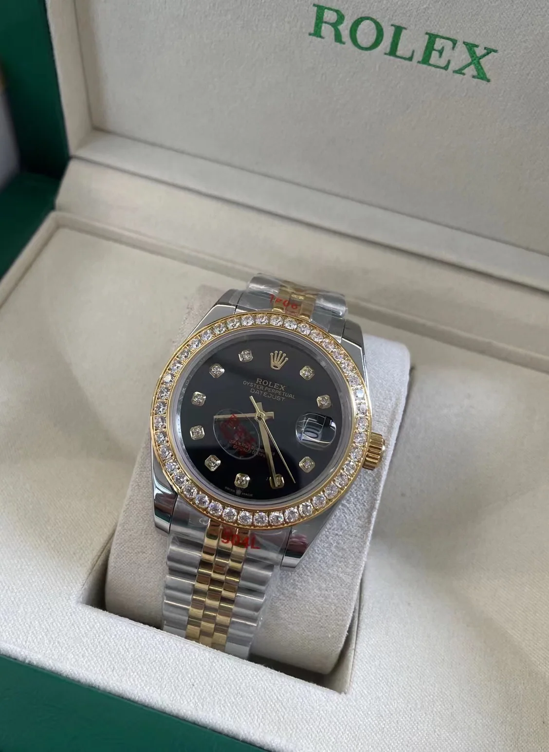 롤렉스 41MM316 L 스테인리스 남성용 손목시계 상세 이미지 2