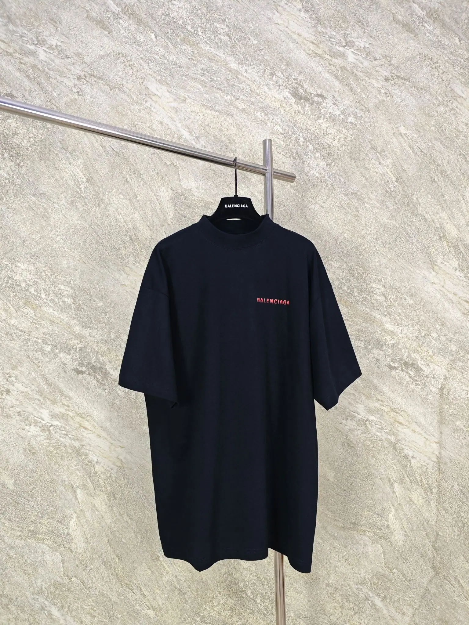 발렌시아가 그라데이션 프린트 남성 반팔 티셔츠 26 FW 26FW