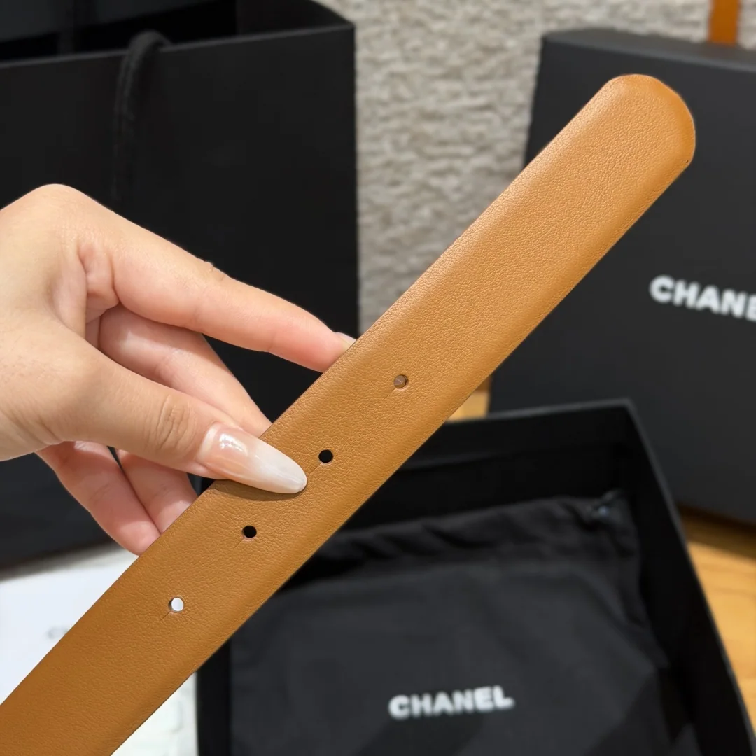 샤넬 샤네 리버시블 카프스킨 벨트 상세 이미지 7