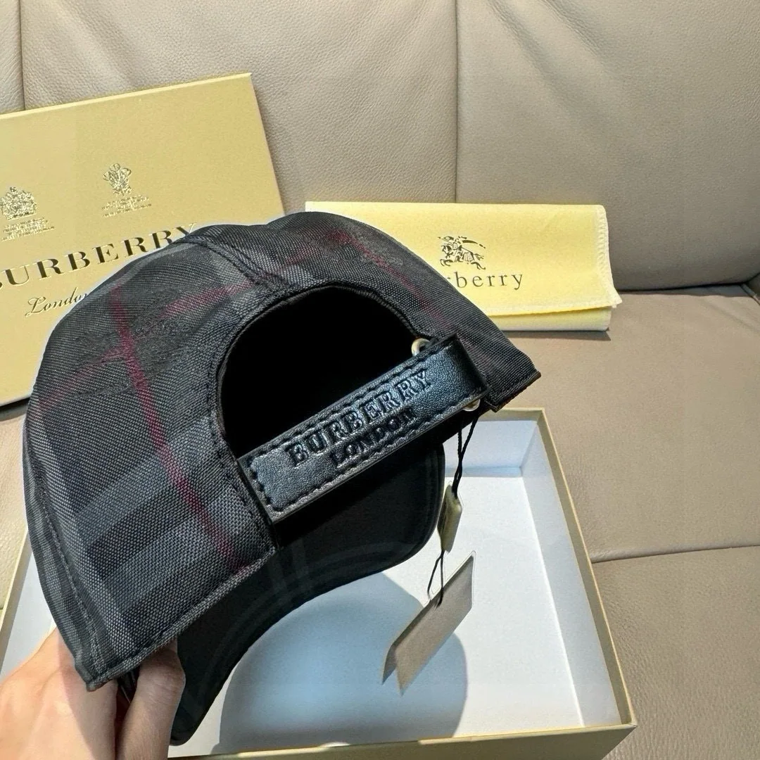 버버리 기사 문양 캔버스 베이스볼 모자 상세 이미지 8