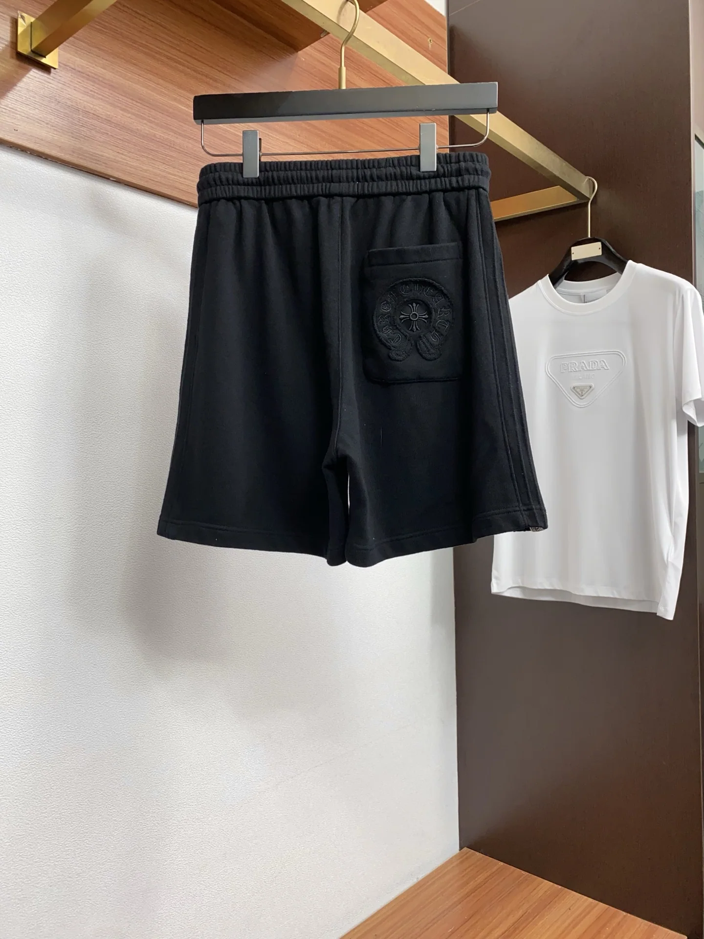 크롬하츠 클래식 테리 코튼 남성 반바지 상세 이미지 10