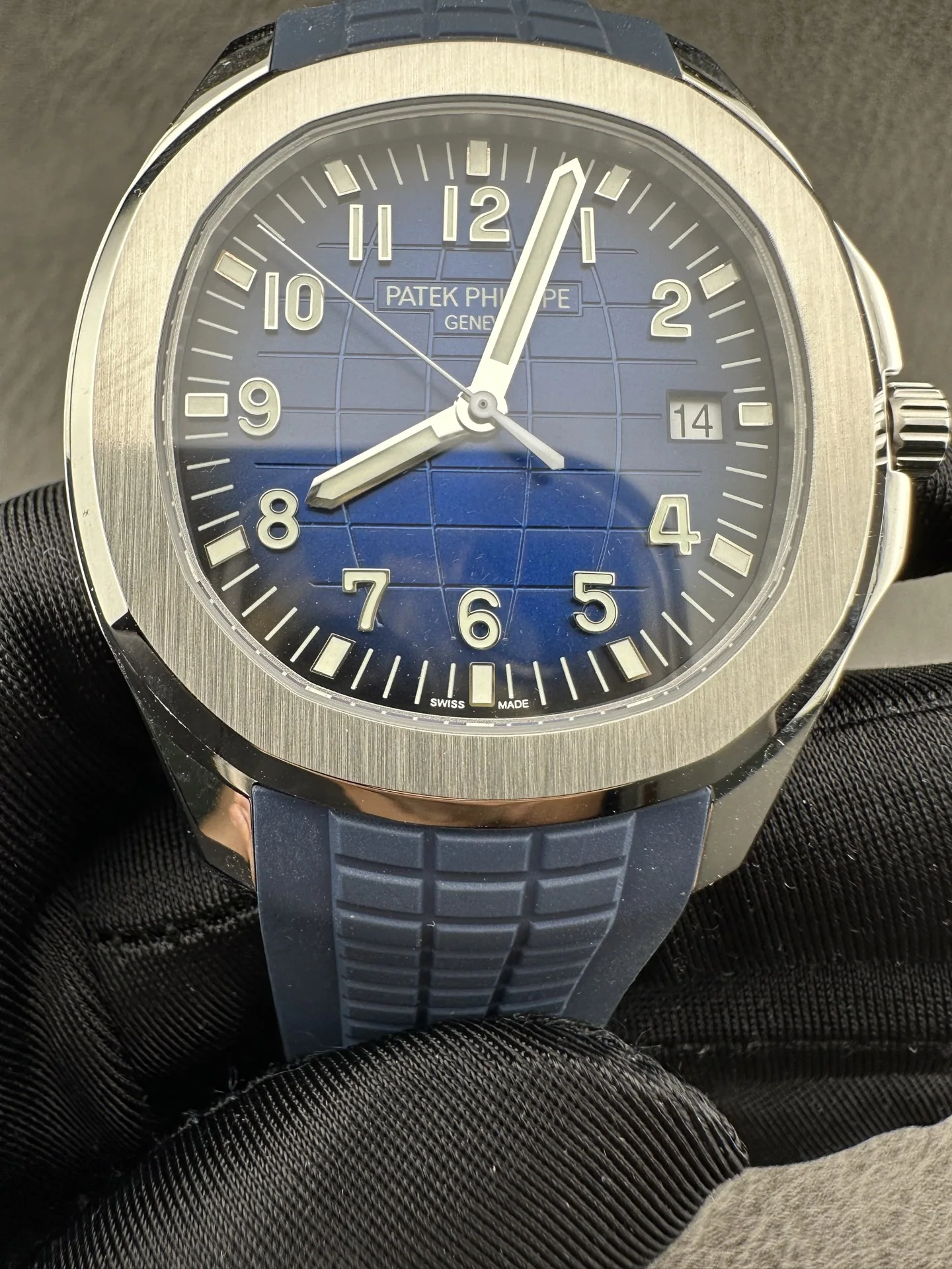 파텍필립 아쿠아넛 5167 자동 그레이 다이얼 3 K 공장 레플리카 44052 Patek Philippe 상세 이미지 4