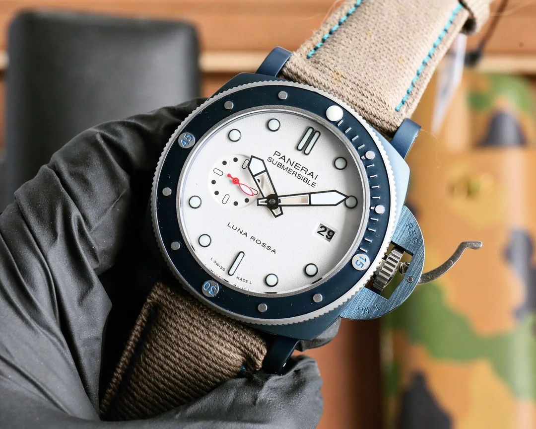 파네라이 45MM316 L 스테인리스 스틸 남성 시계 상세 이미지 3