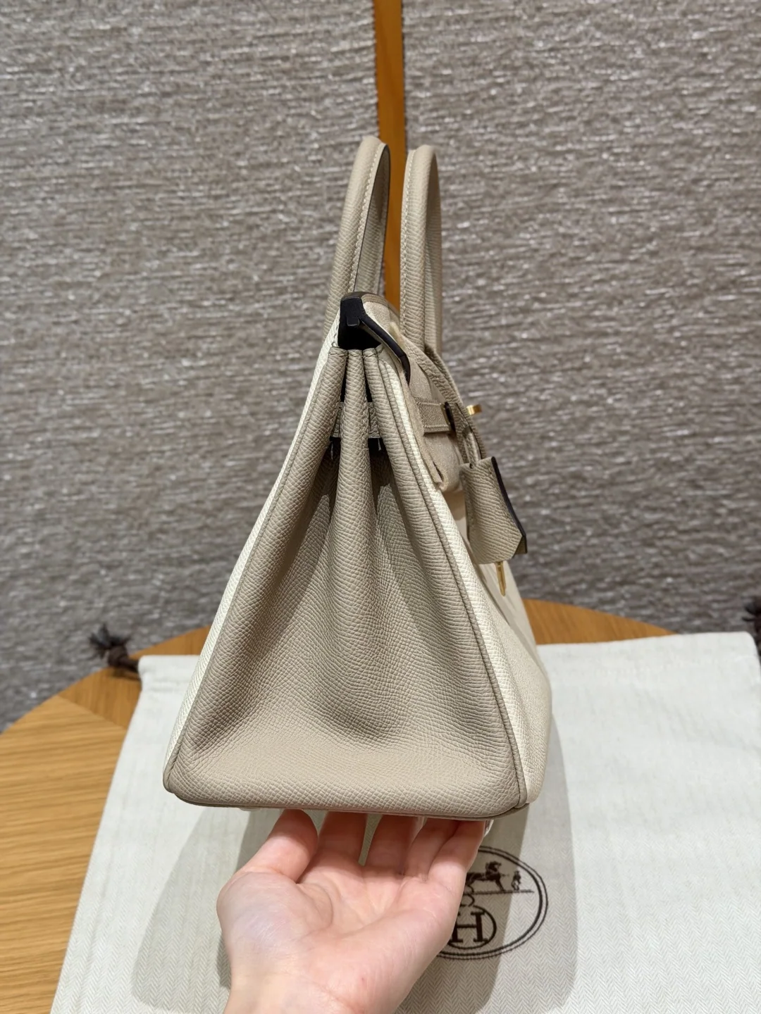 에르메스 버킨 25 cm 가죽 가방 상세 이미지 3
