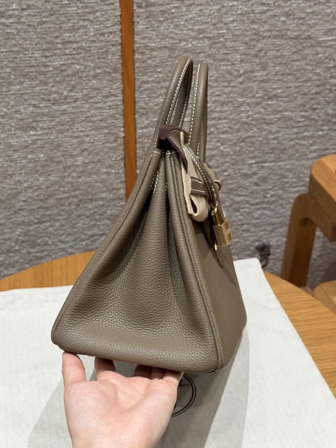 에르메스 버킨 25 토고 가방 상세 이미지 3