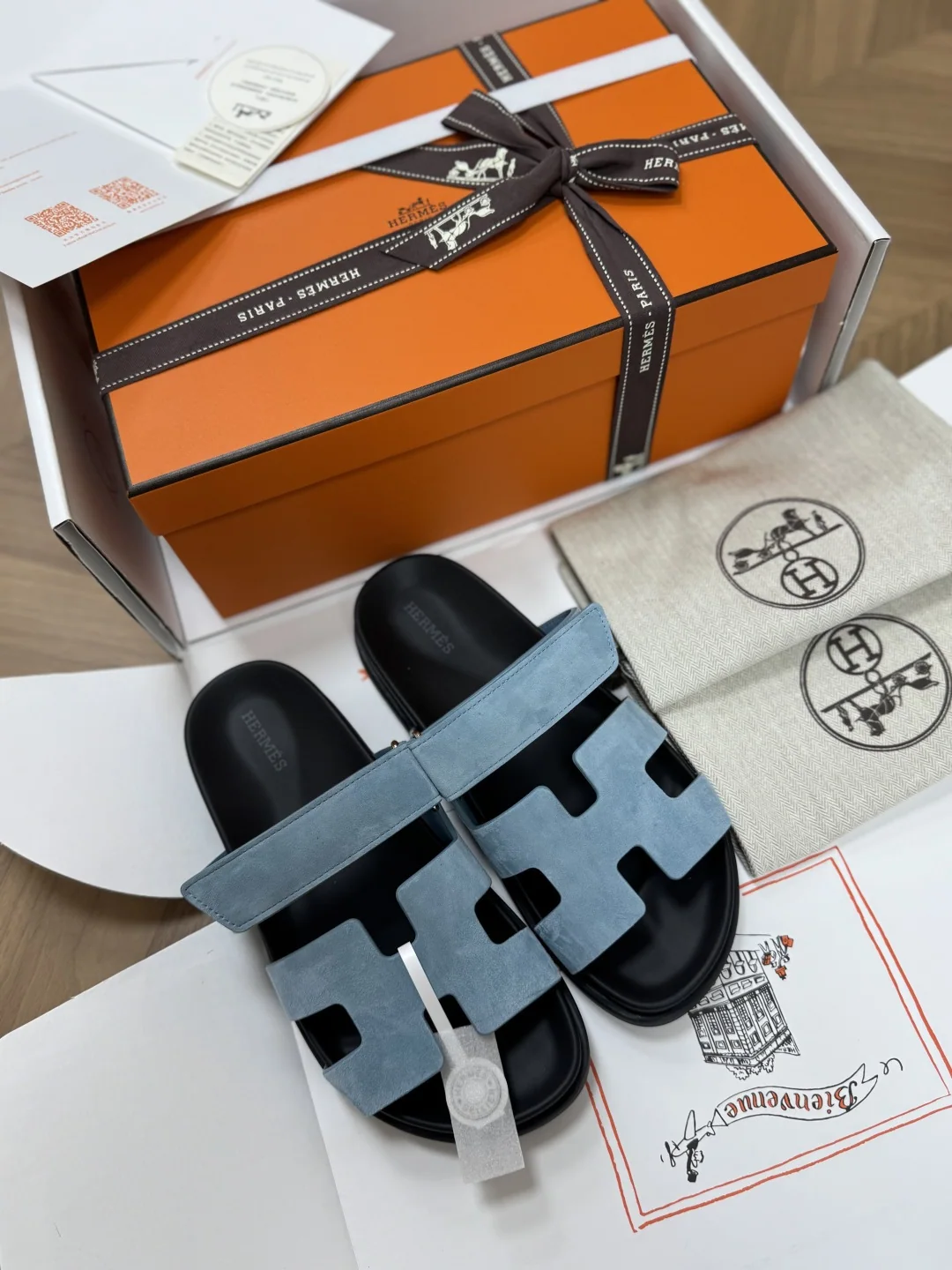 에르메스 스웨이드 기능성 샌들 상세 이미지 1