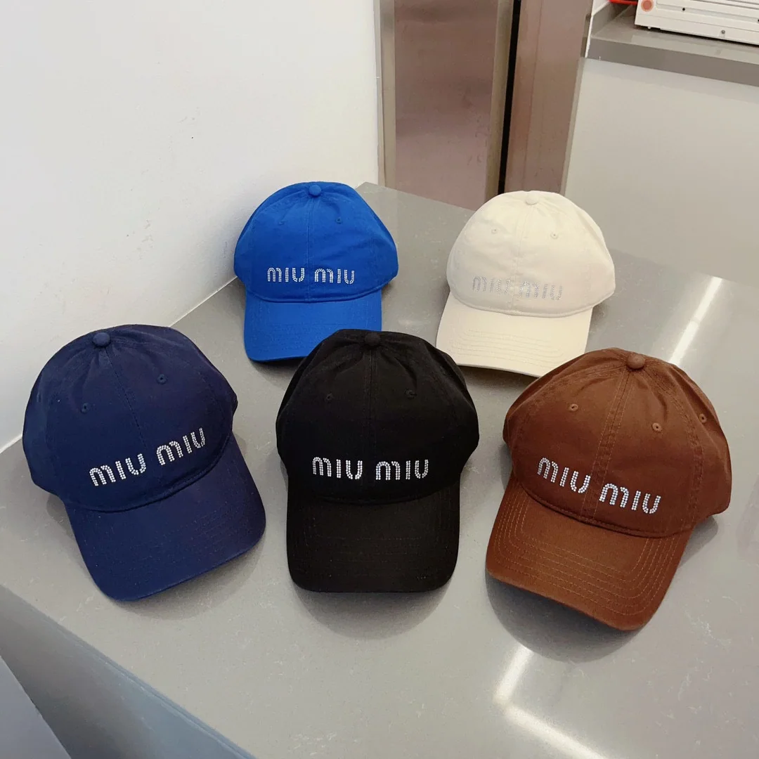 미우미우 워싱 면 UV 차단 야구모자 상세 이미지 8