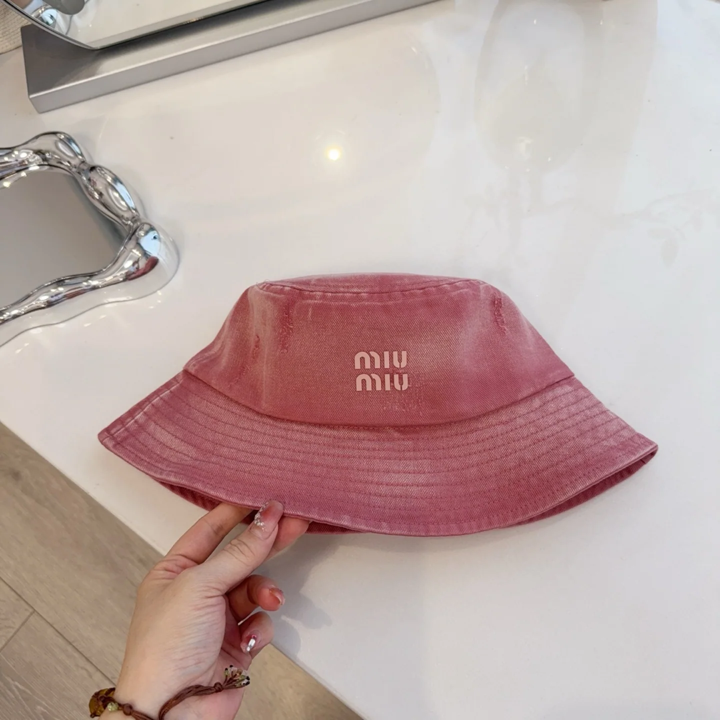 미우미우 모자 80897 Miu Miu Cap 상세 이미지 7