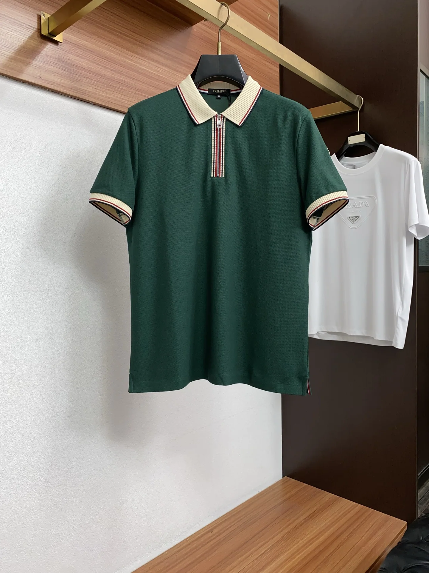 몽클레어 남성 코튼 폴로 반팔 셔츠 148681