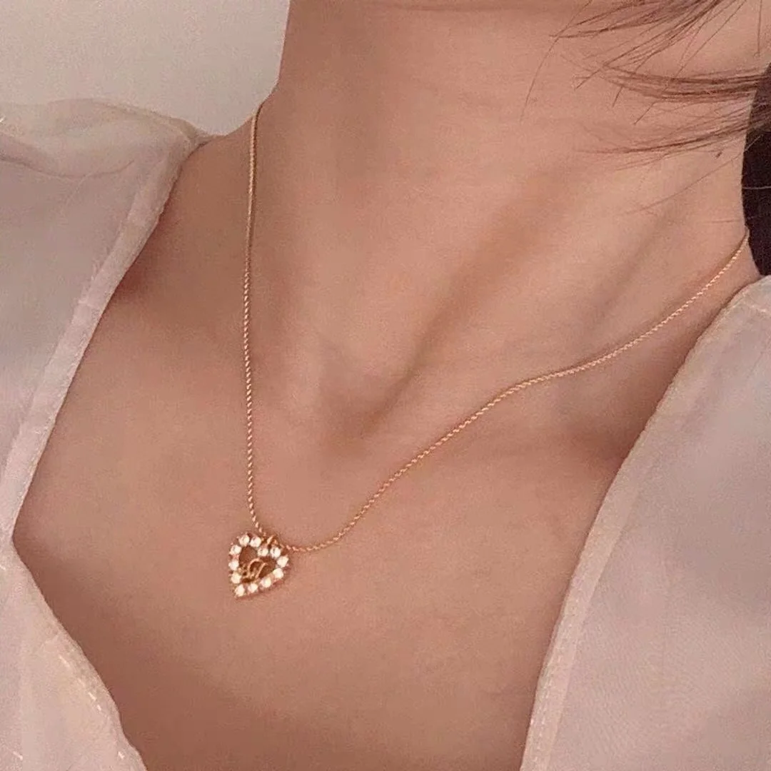 디올 하트 로고 목걸이 상세 이미지 7