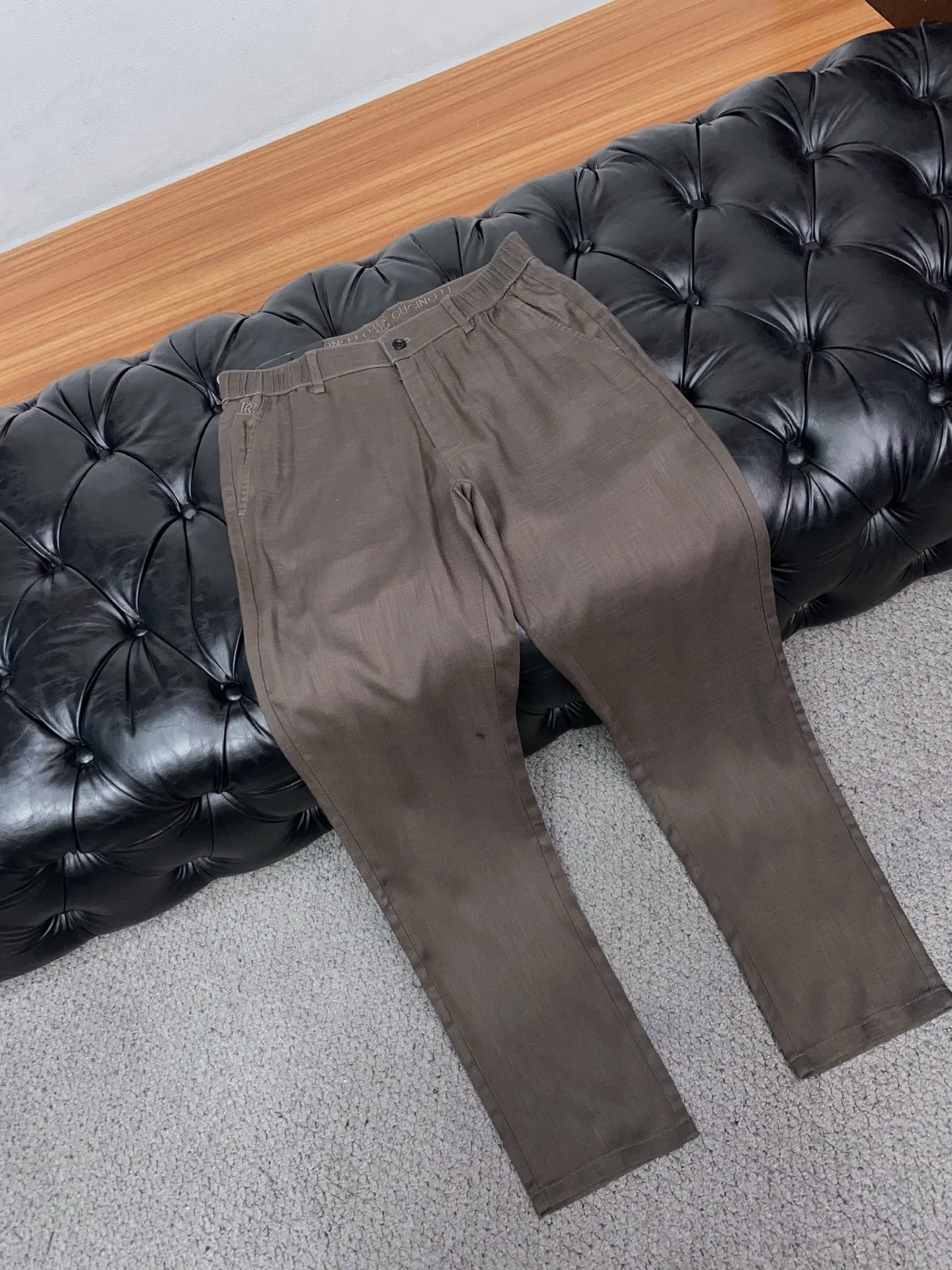 브루넬로쿠치넬리 린넨 캐주얼 남성 바지 2026 SS 상세 이미지 7