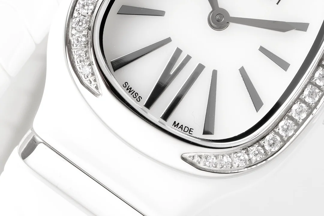 불가리 세르펜티 투보가스 세라믹 사파이어 쿼츠 여성 시계 레플리카 45034 Bvlgari 상세 이미지 4