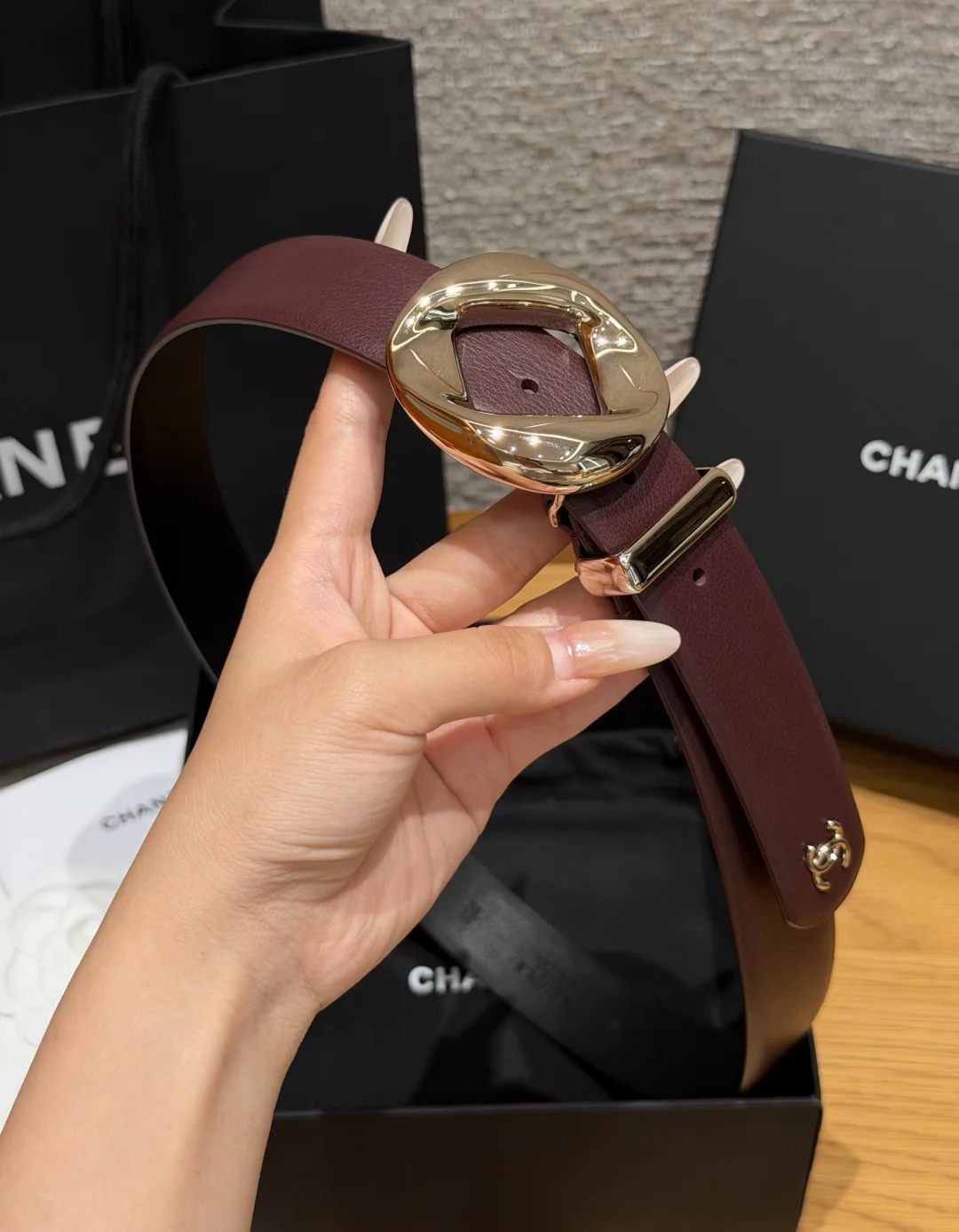 샤넬 레더 30mm 벨트 상세 이미지 3