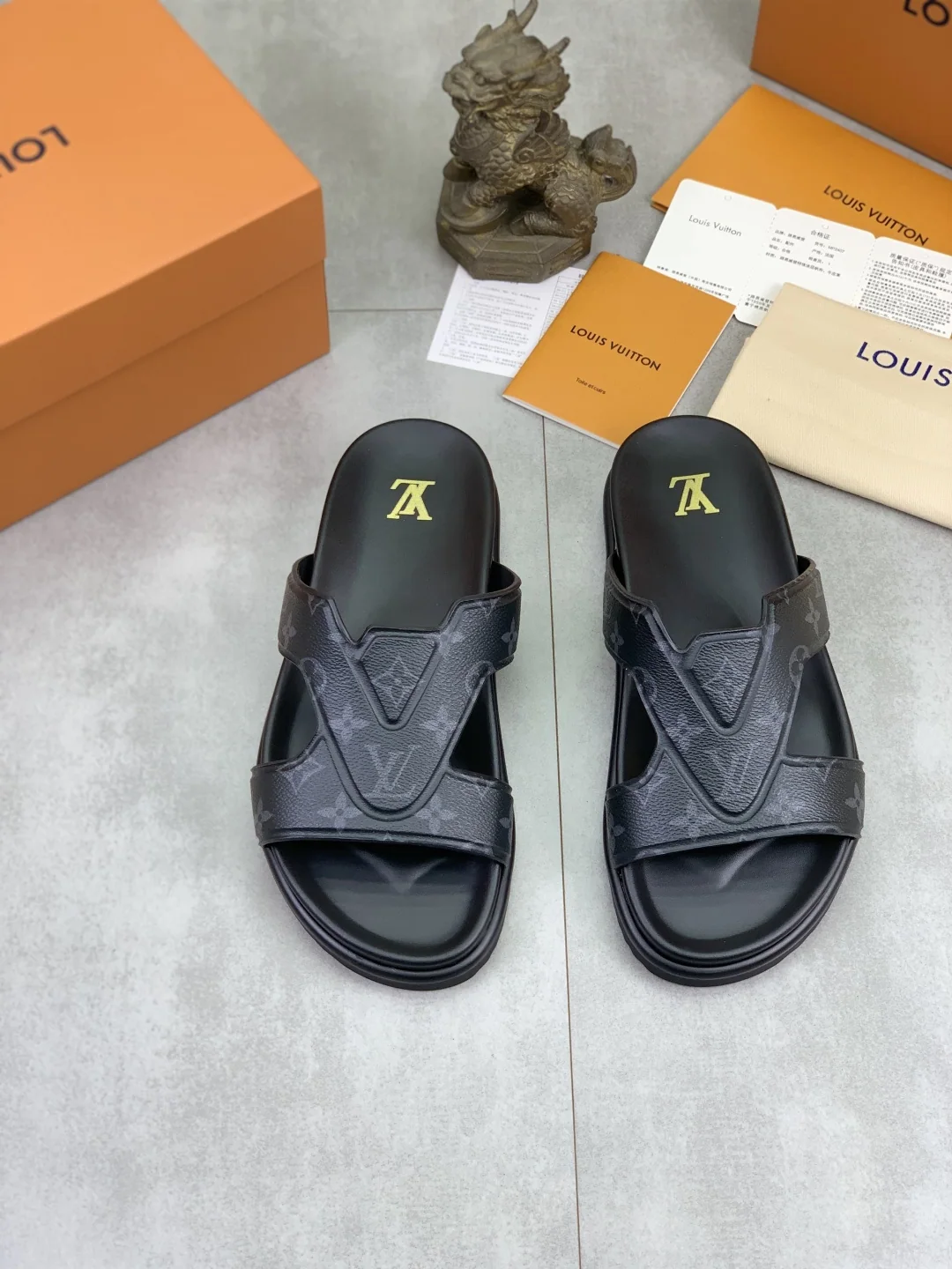 루이비통 클래식 가죽 샌들 상세 이미지 2