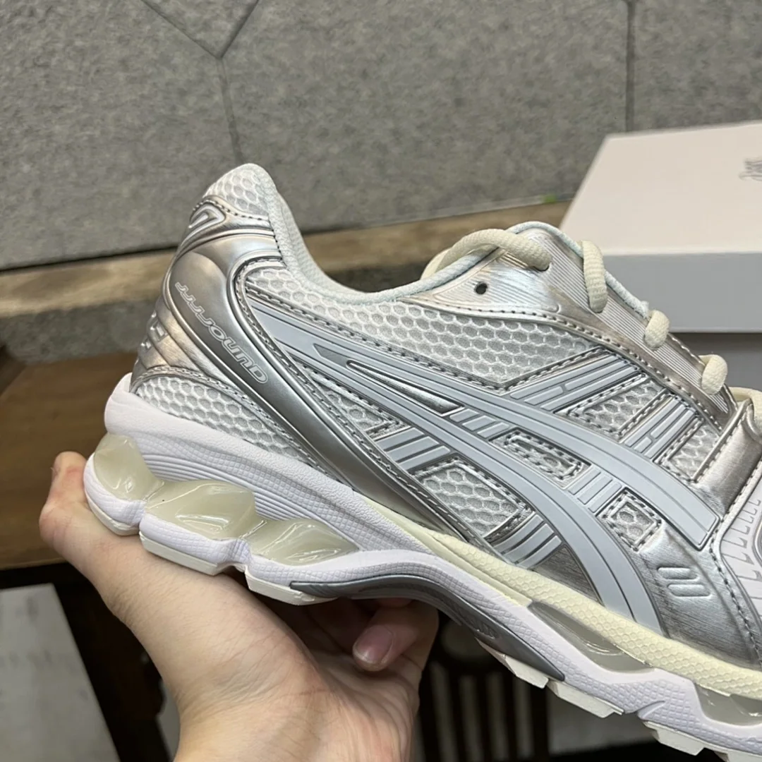 아식스 [ZC] 젤 카야노 14 1201A457-100 200239 Asics Gel-Kayano 14 JJJJound Silver White 상세 이미지 7