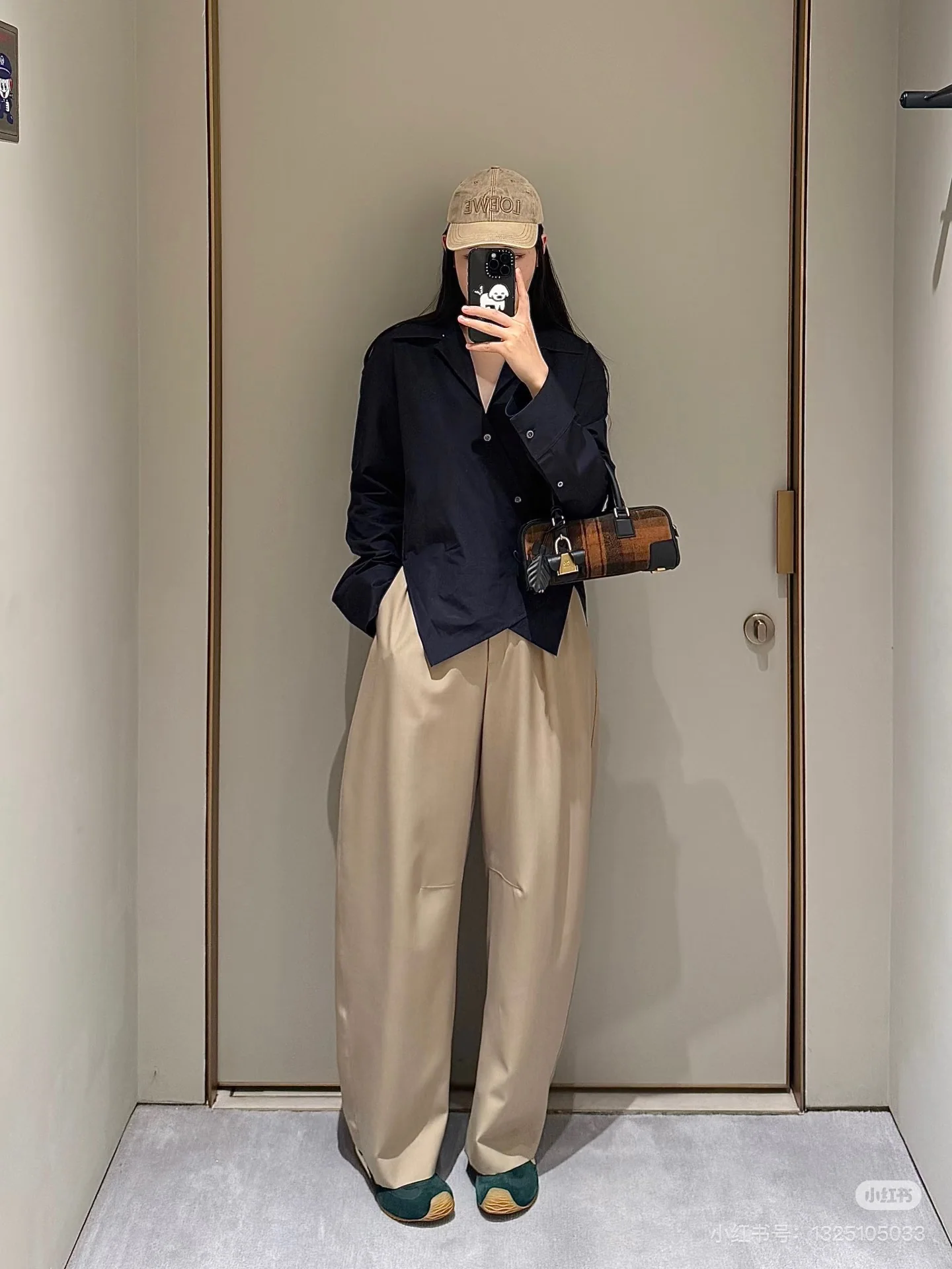 로에베 비대칭 쿠바카라 여성 셔츠 상세 이미지 7