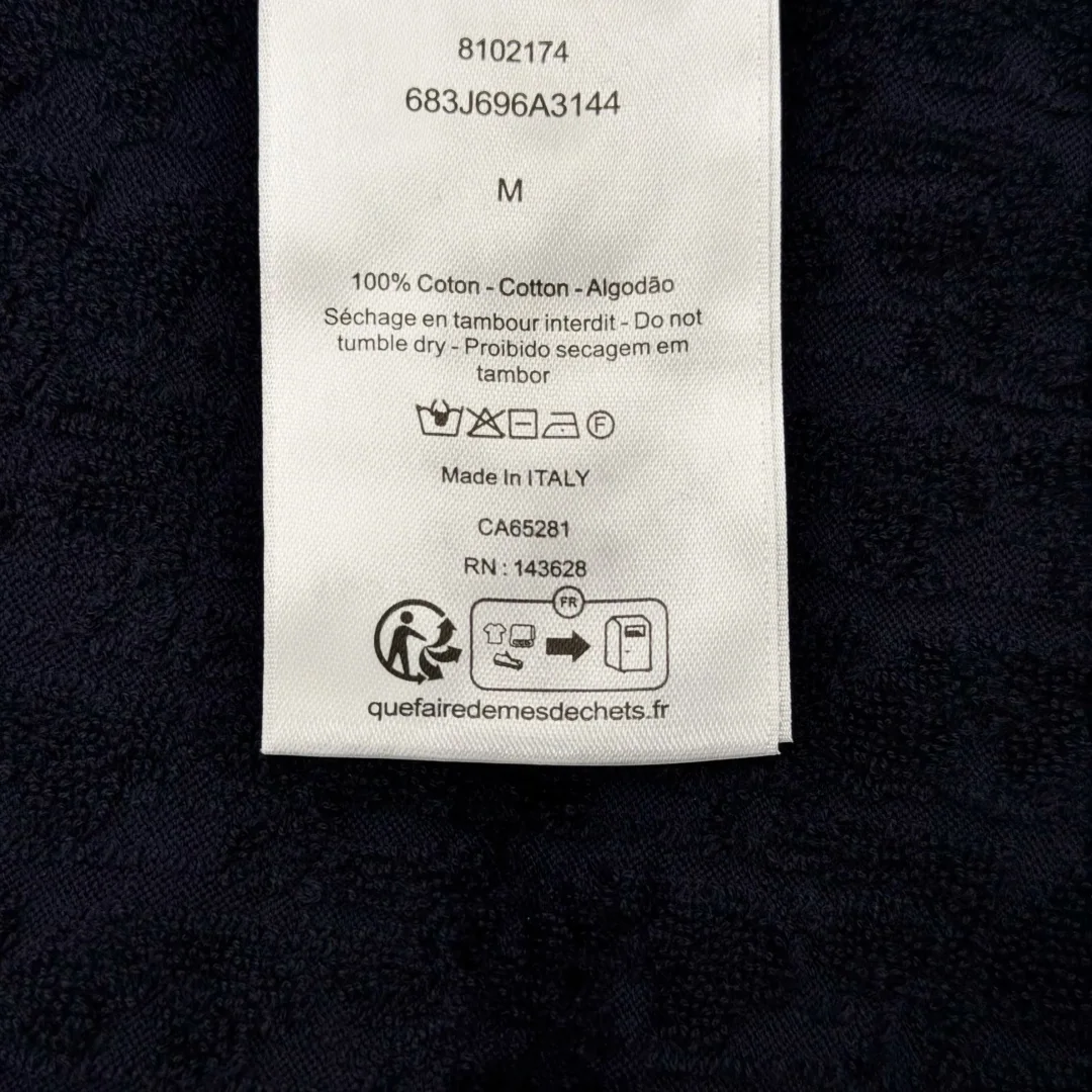 디올 사선 프린트 코튼 남성 반팔 티셔츠 상세 이미지 9